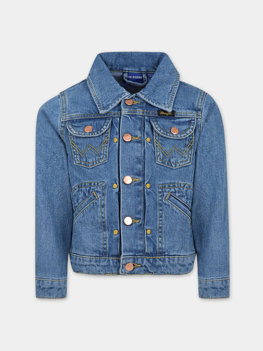 Giubbotto blu per bambini con colomba della pace,Mini Rodini,2381010460