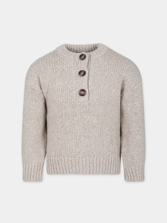 Maglione beige per bambino,The New Society,W23KKNHY1S3