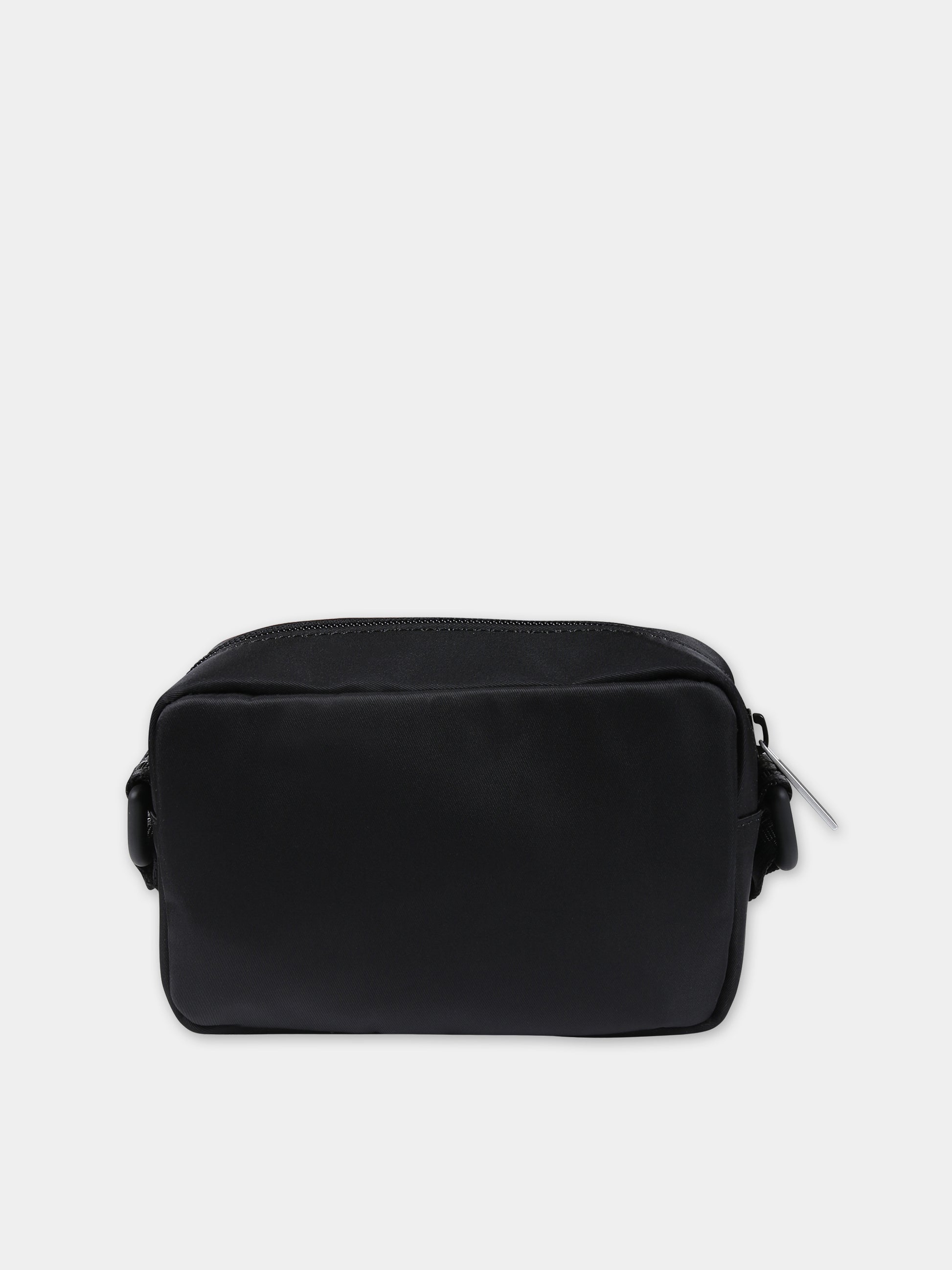 Borsa nera per bambina con logo,Off White,OGNX002F23FAB0011010