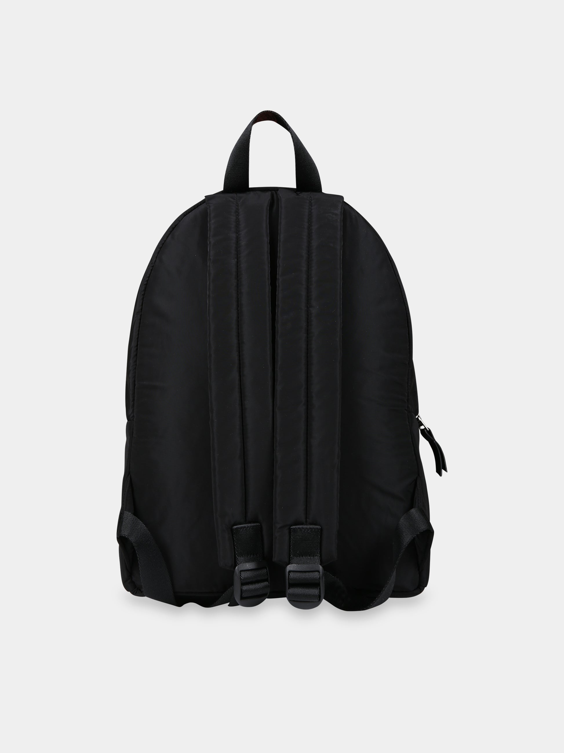 Zaino nero per bambini con logo,Palm Angels,PBNB011C99FAB0011001