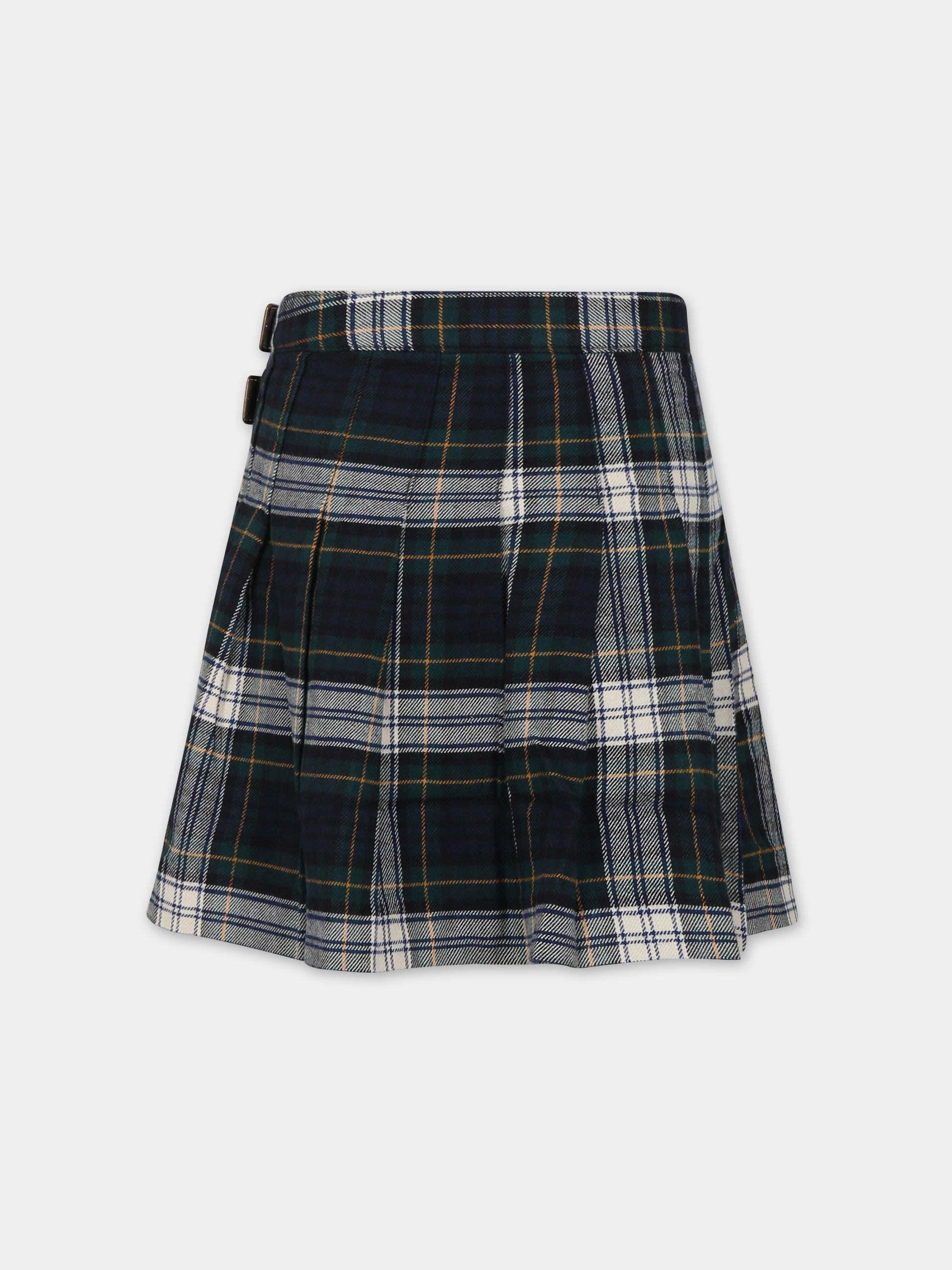 Gonna verde per bambina,Ralph Lauren Kids,916502001