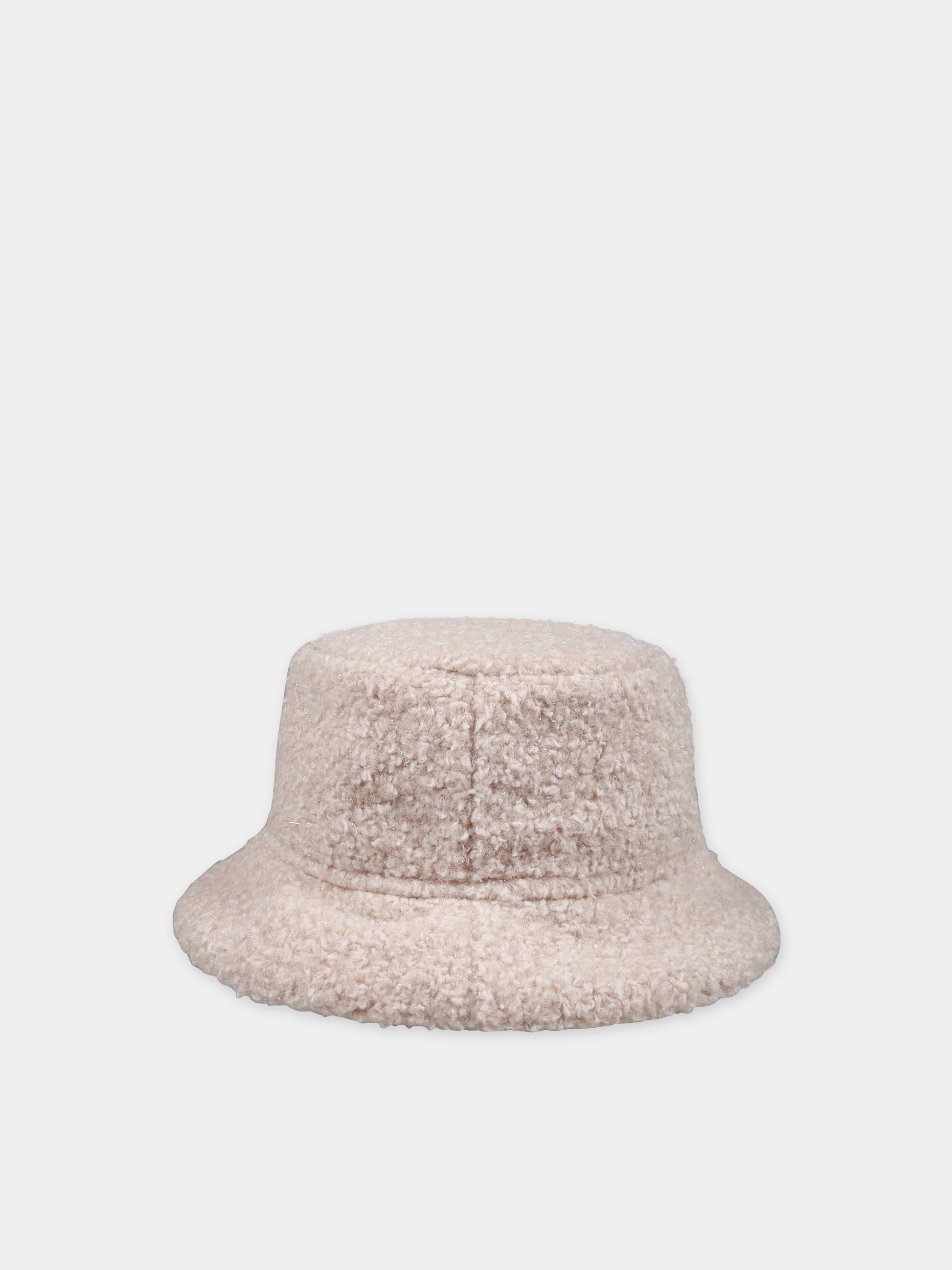 Cloche beige per bambina,Caffe' D'orzo,ZT0B17 U0092 108