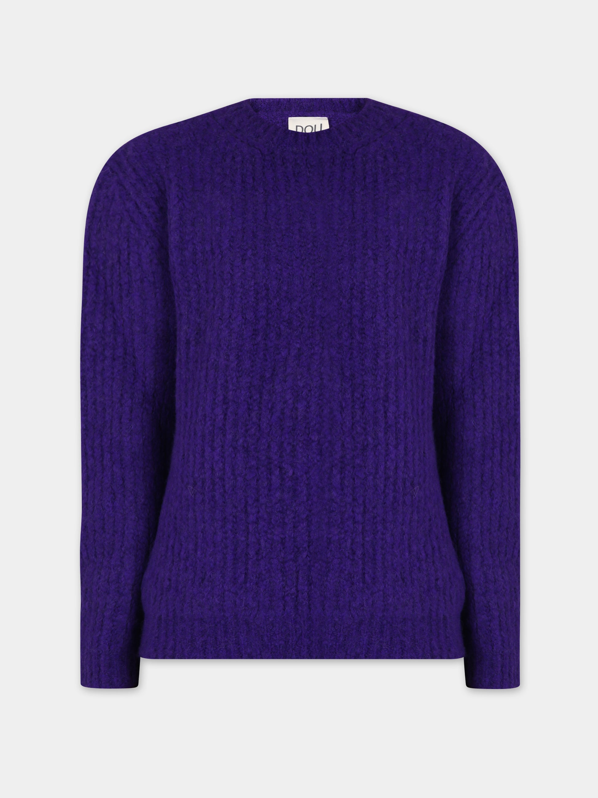 Maglione viola per bambina,Douuod Kids,DT9P20 W0137 889