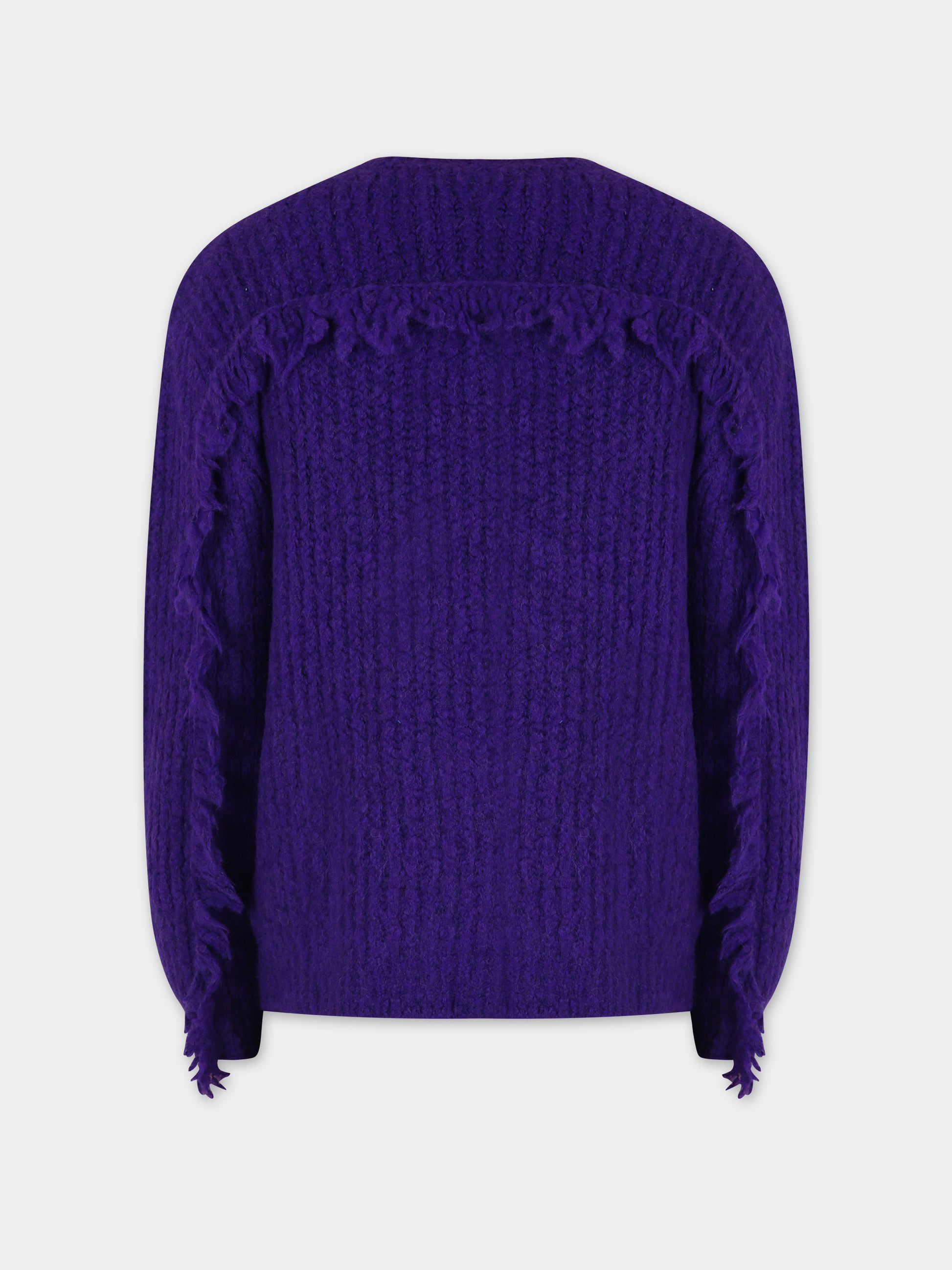 Maglione viola per bambina,Douuod Kids,DT9P20 W0137 889