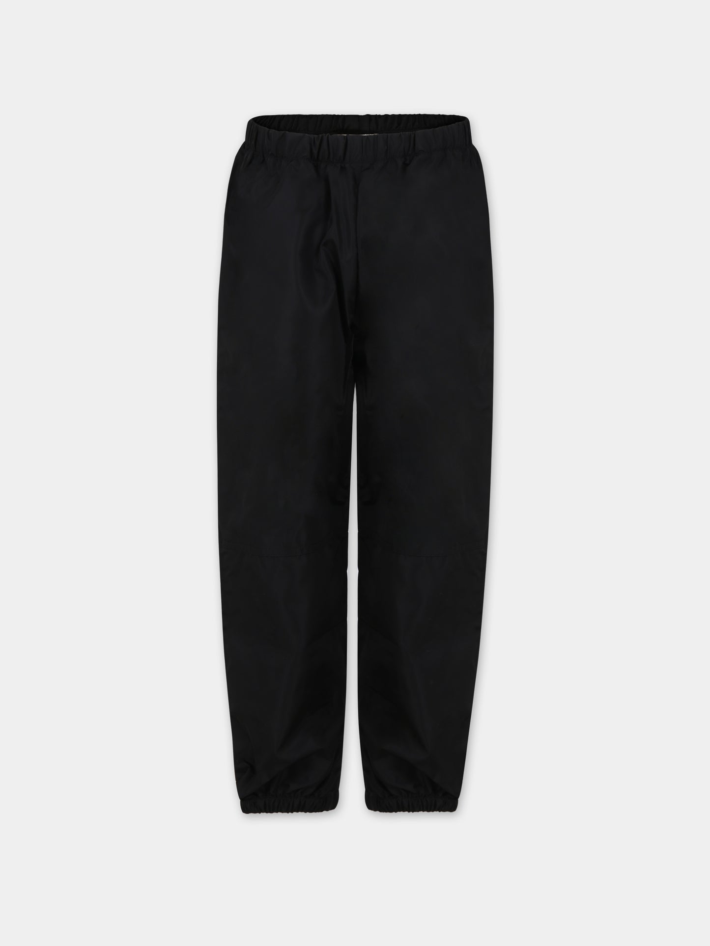 Pantaloni neri per bambina con logo,Douuod Kids,DT6P60 N0118 930