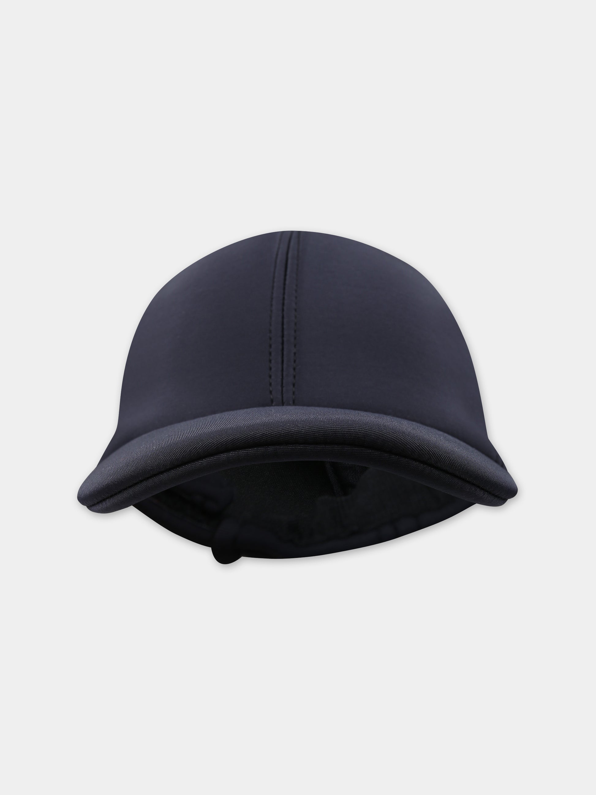 Cappello nero per bambina con logo,Douuod Kids,DT0P17 Z1827 930