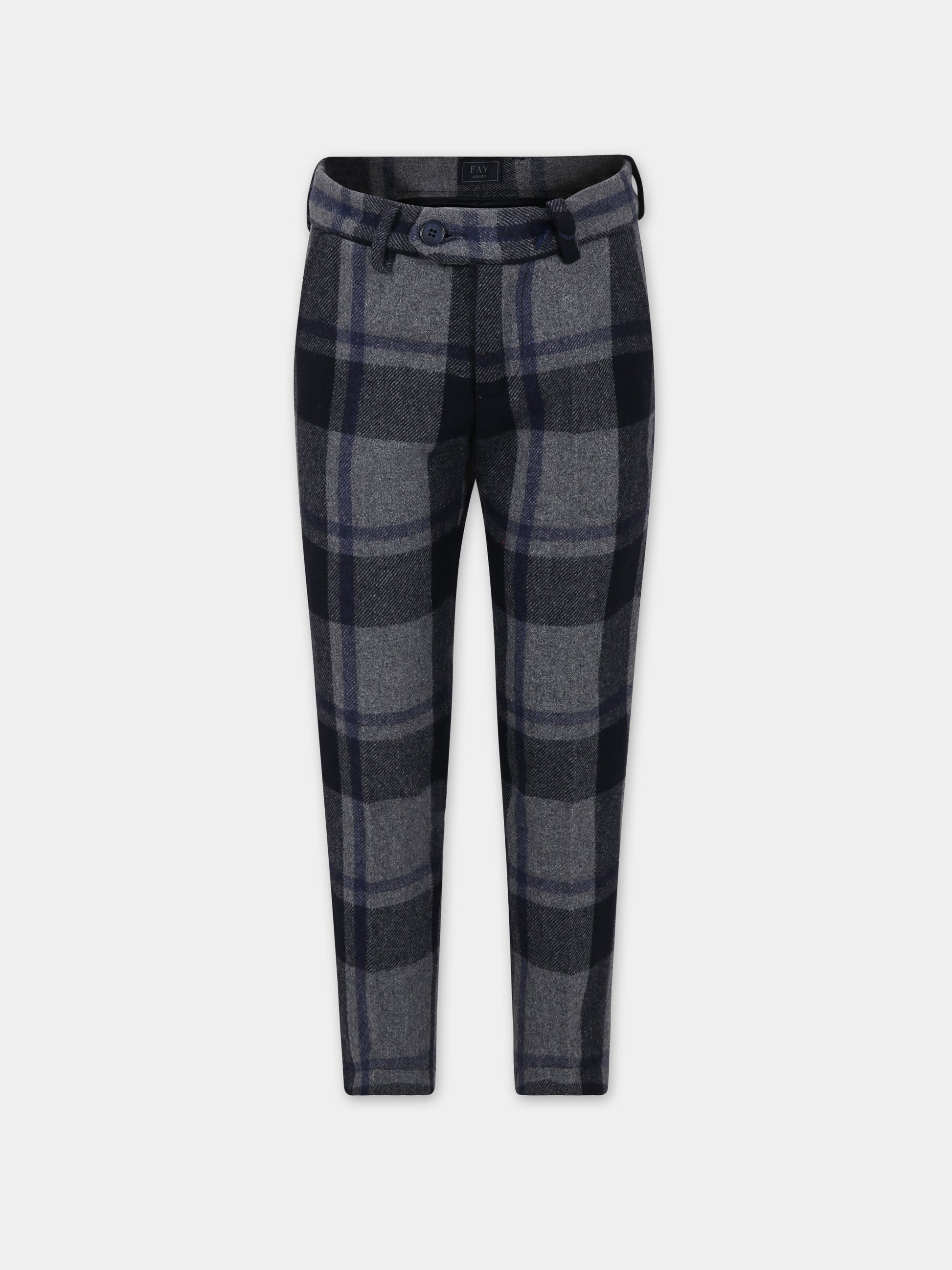 Pantaloni blu per bambino,Fay Kids,FT6P00 E0133 808BL