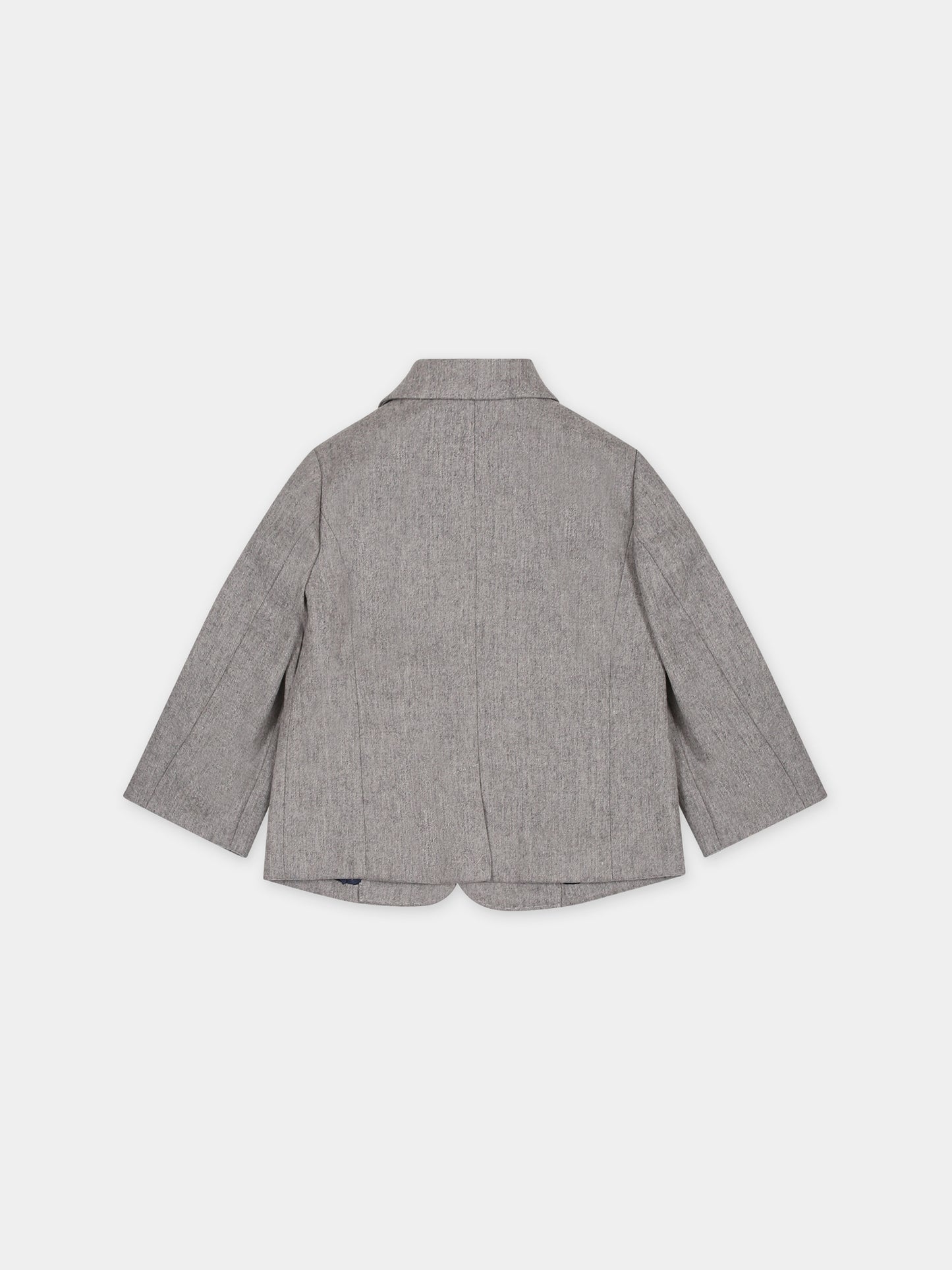 Giacca monopetto grigia per neonato,Fay Kids,FT2564 I0172 807