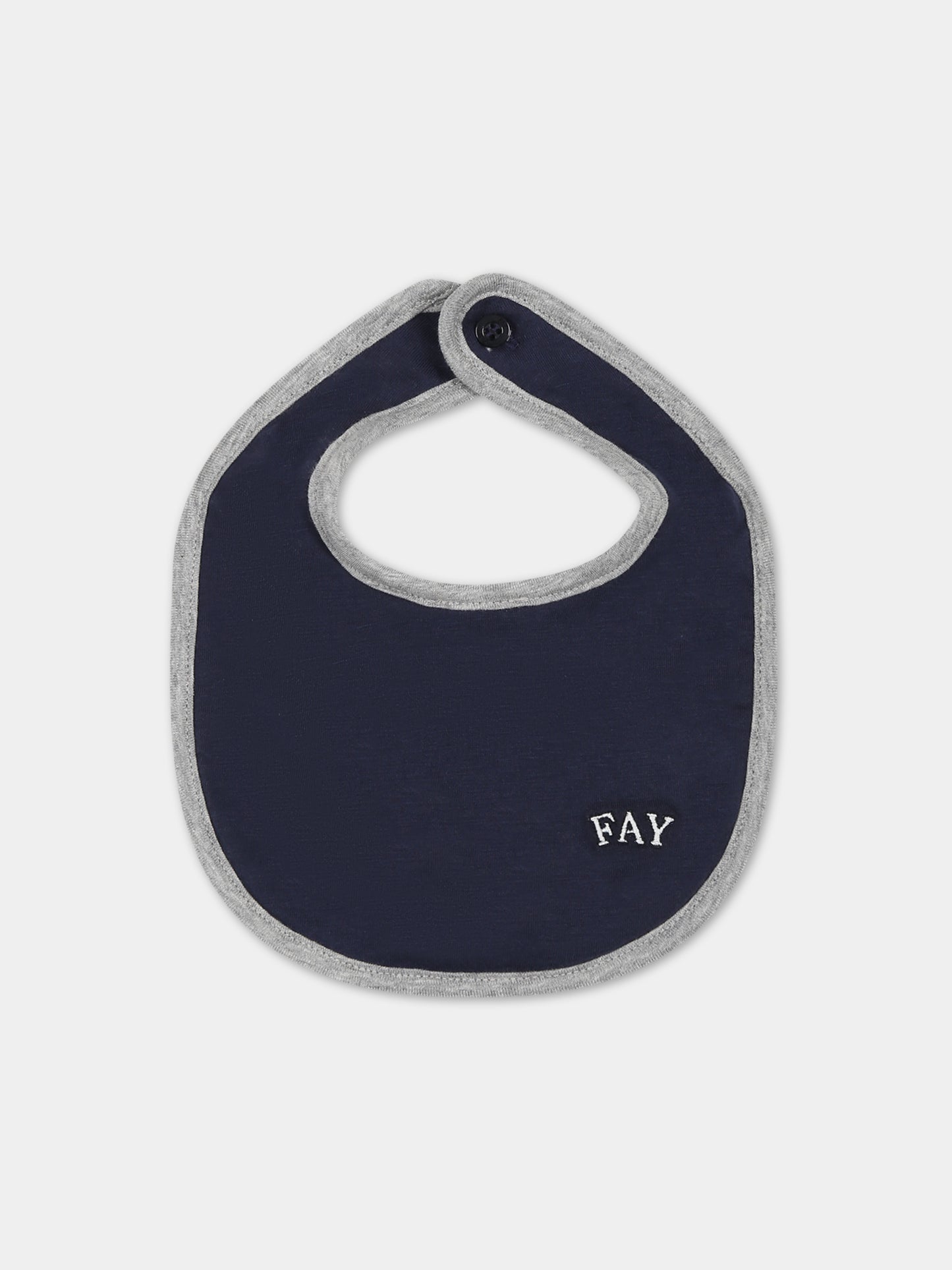 Set grigio per neonato con logo,Fay Kids,FTB510 Z0762 805BL