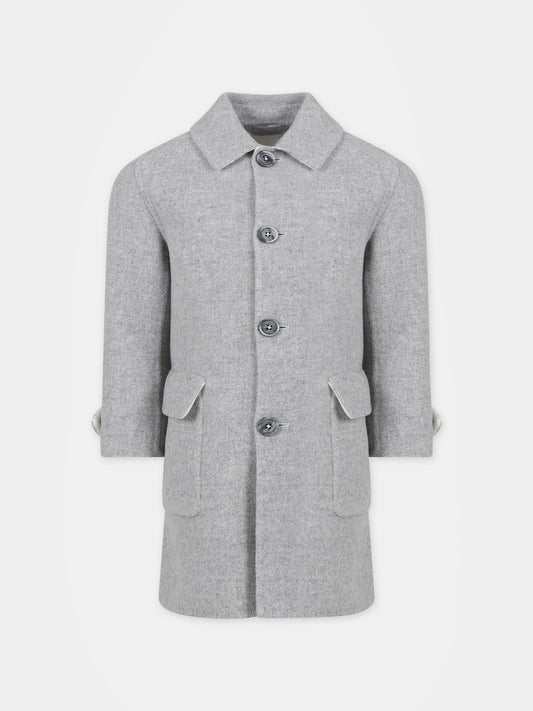 Cappotto grigio per bambino,Eleventy,ET2P20 A0087 800AV