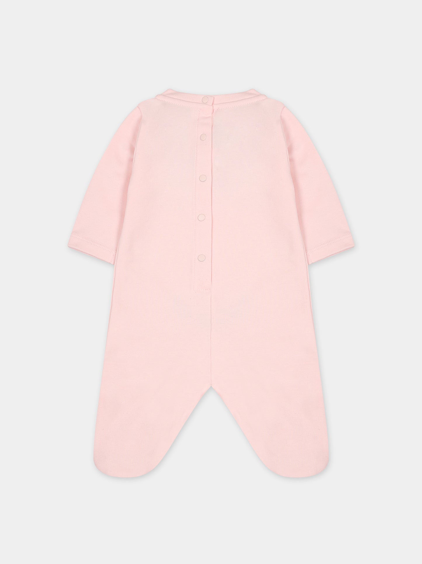 Set rosa per neonata con logo,Blumarine Baby,IF3137 X0515