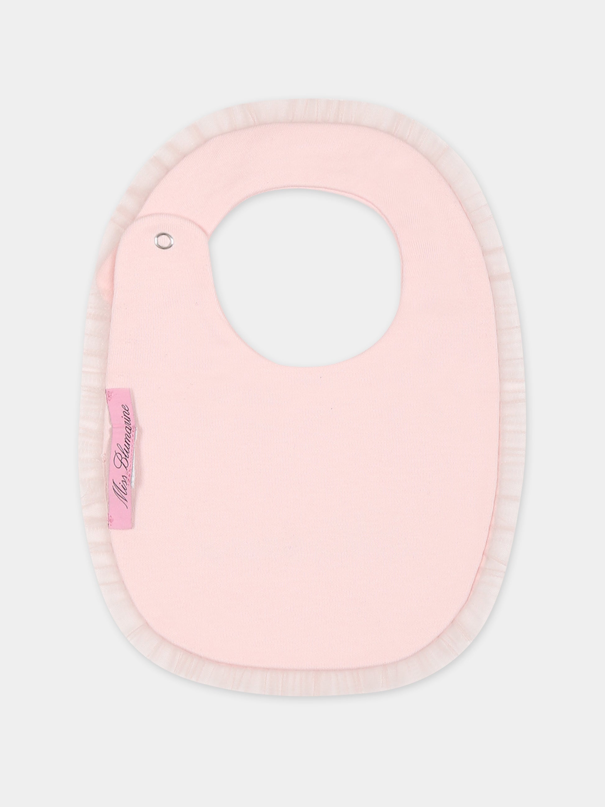 Set rosa per neonata con logo,Blumarine Baby,IF3137 X0515