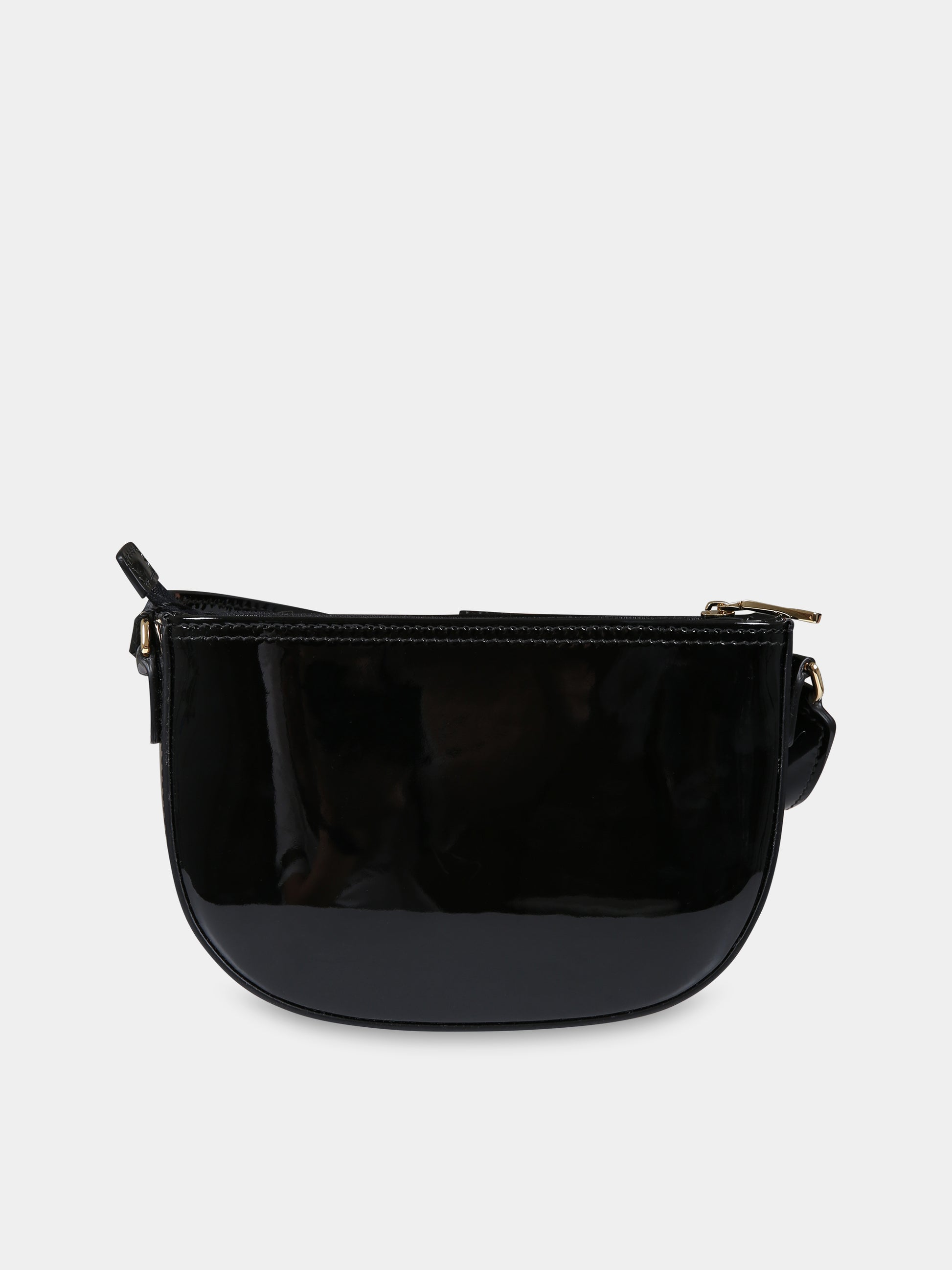 Borsa nera per bambina con logo,Dolce & Gabbana Kids,EB0242 A1471 80999