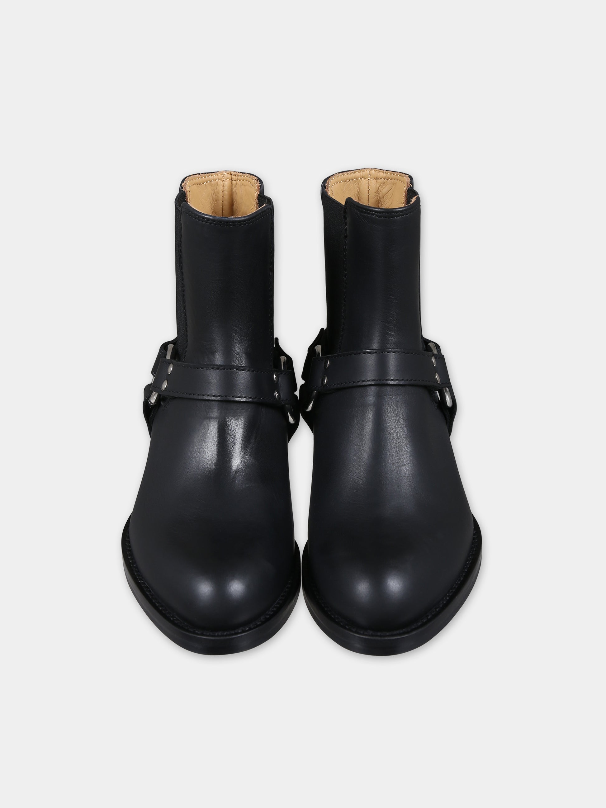 Stivaletti neri per bambini,Gallucci Kids,J30233AM585999