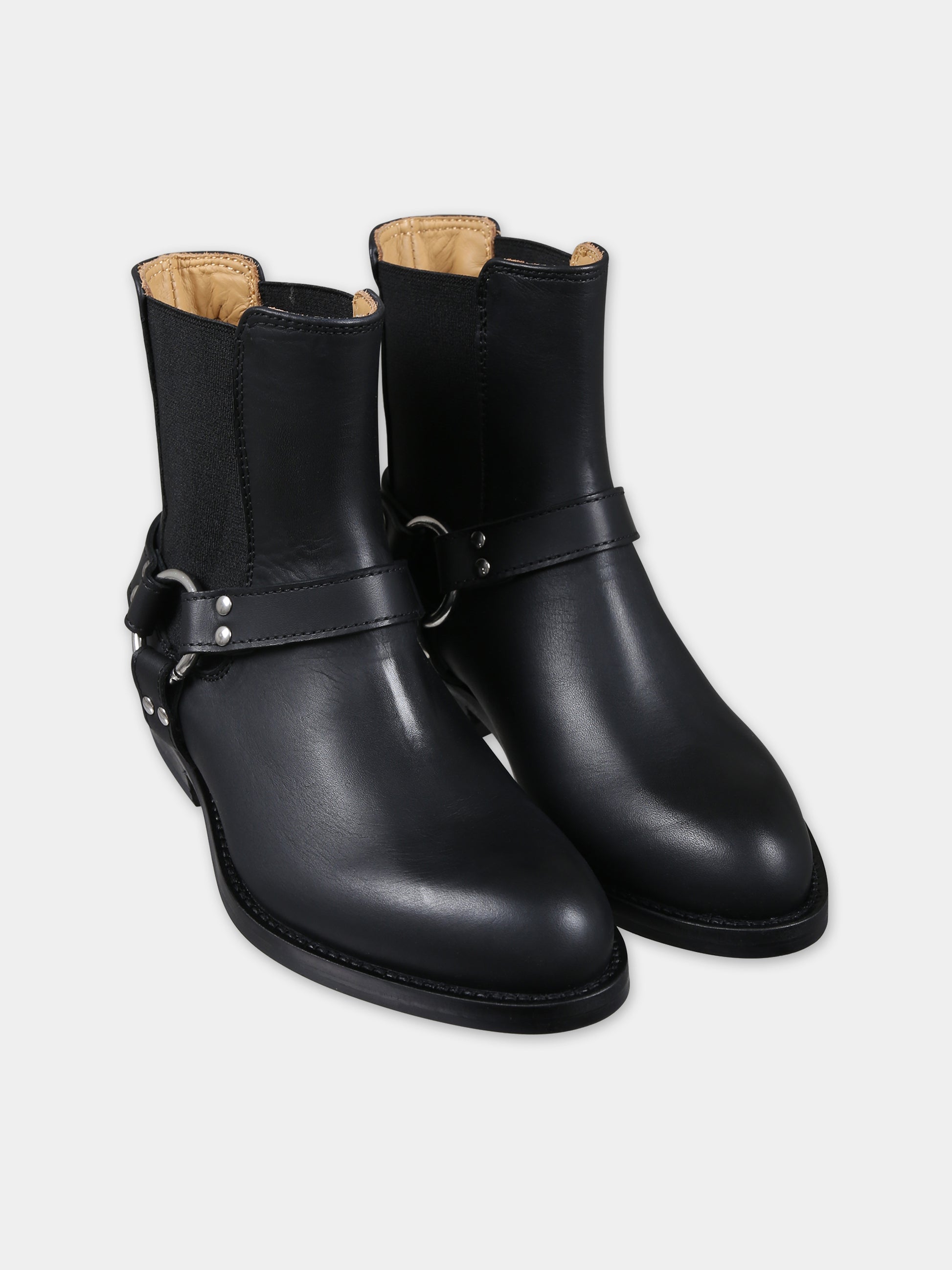 Stivaletti neri per bambini,Gallucci Kids,J30233AM585999