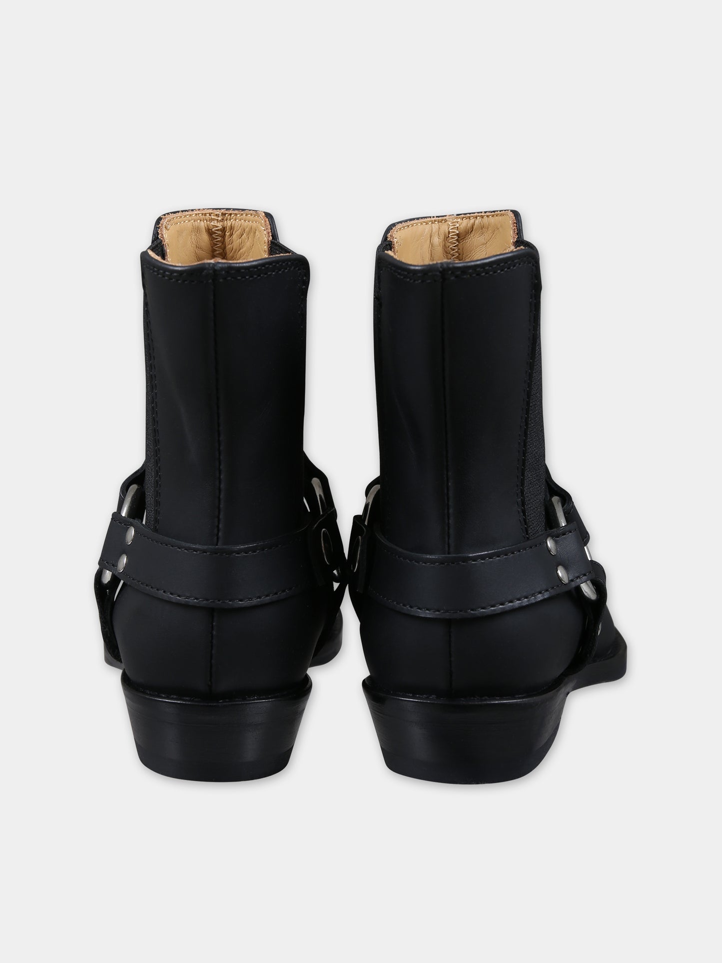 Stivaletti neri per bambini,Gallucci Kids,J30233AM585999