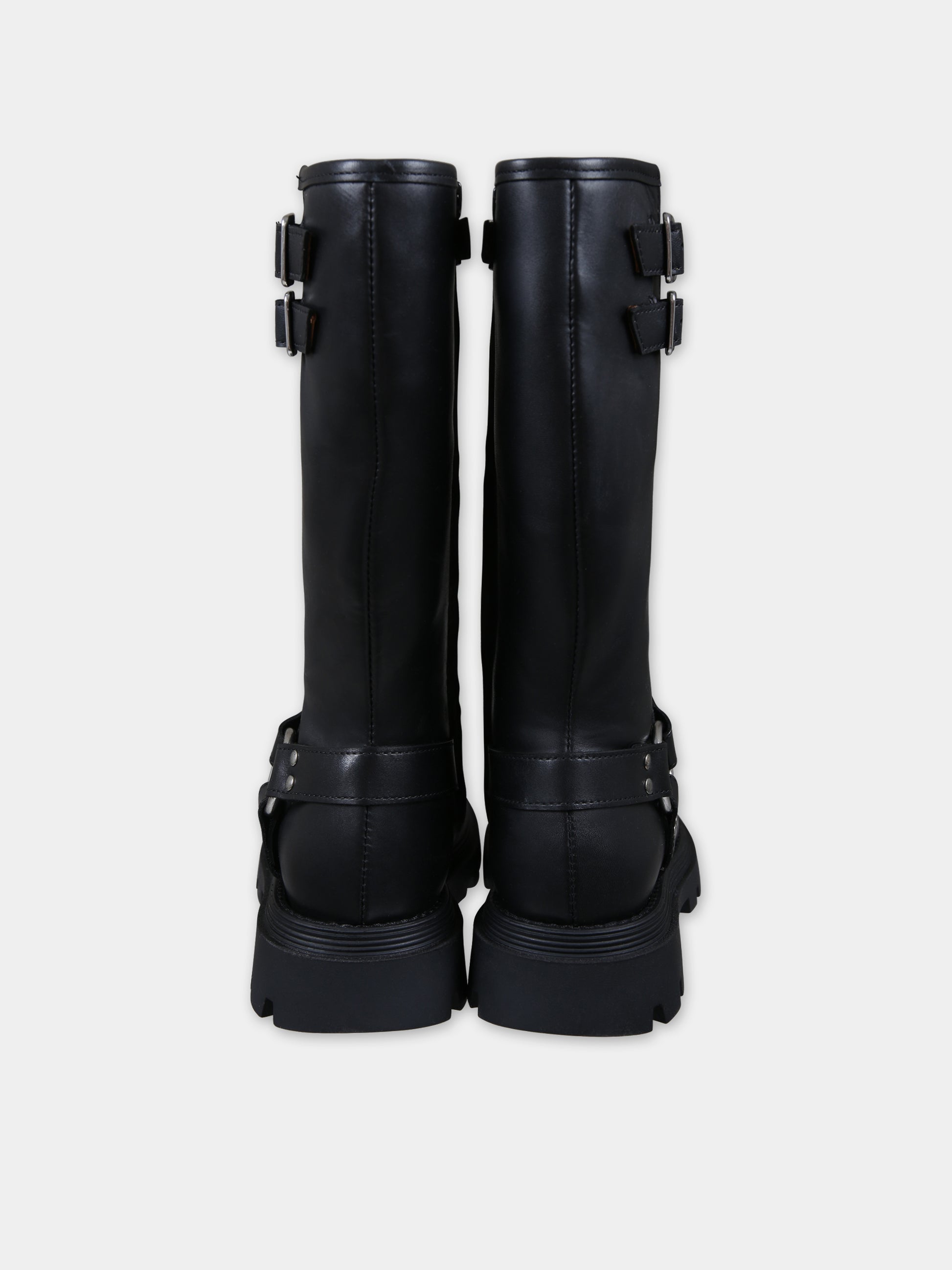 Stivali neri per bambina,Gallucci Kids,J40042AM090999