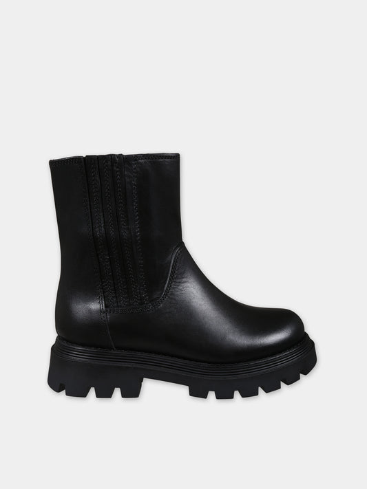 Stivaletti neri per bambini,Gallucci Kids,J30165AMBCA999