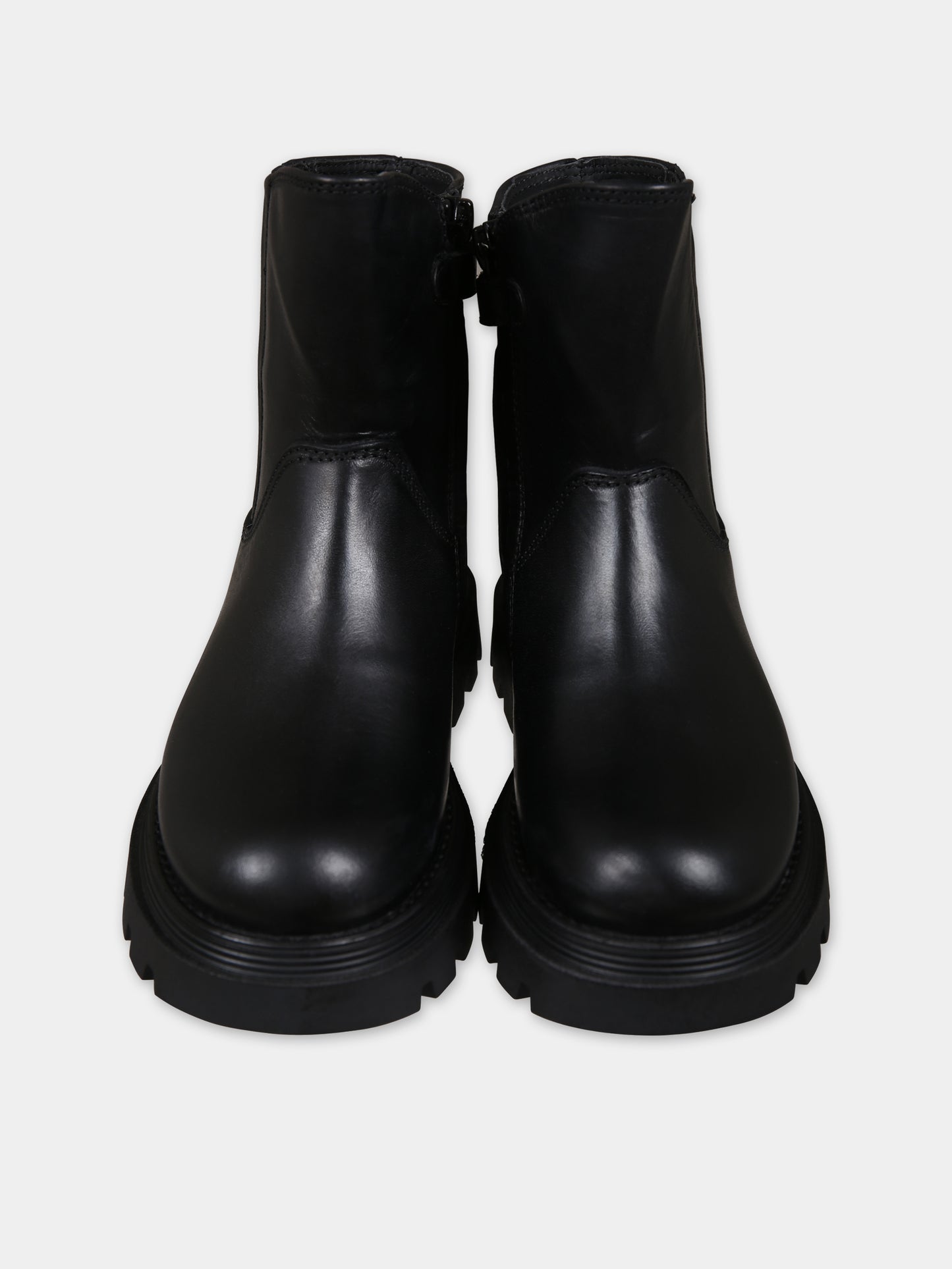 Stivaletti neri per bambini,Gallucci Kids,J30165AMBCA999