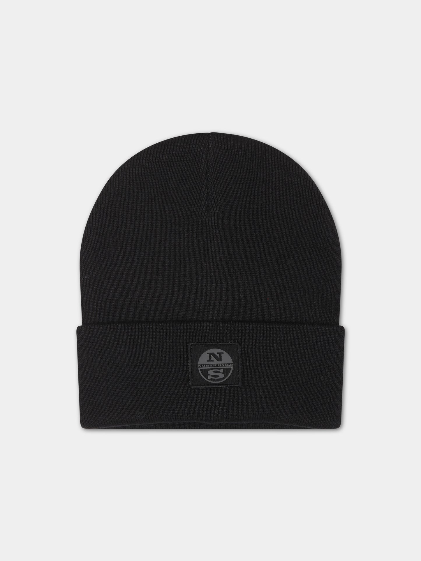 Berretto nero per bambino con logo,North Sails,727333 000 0999