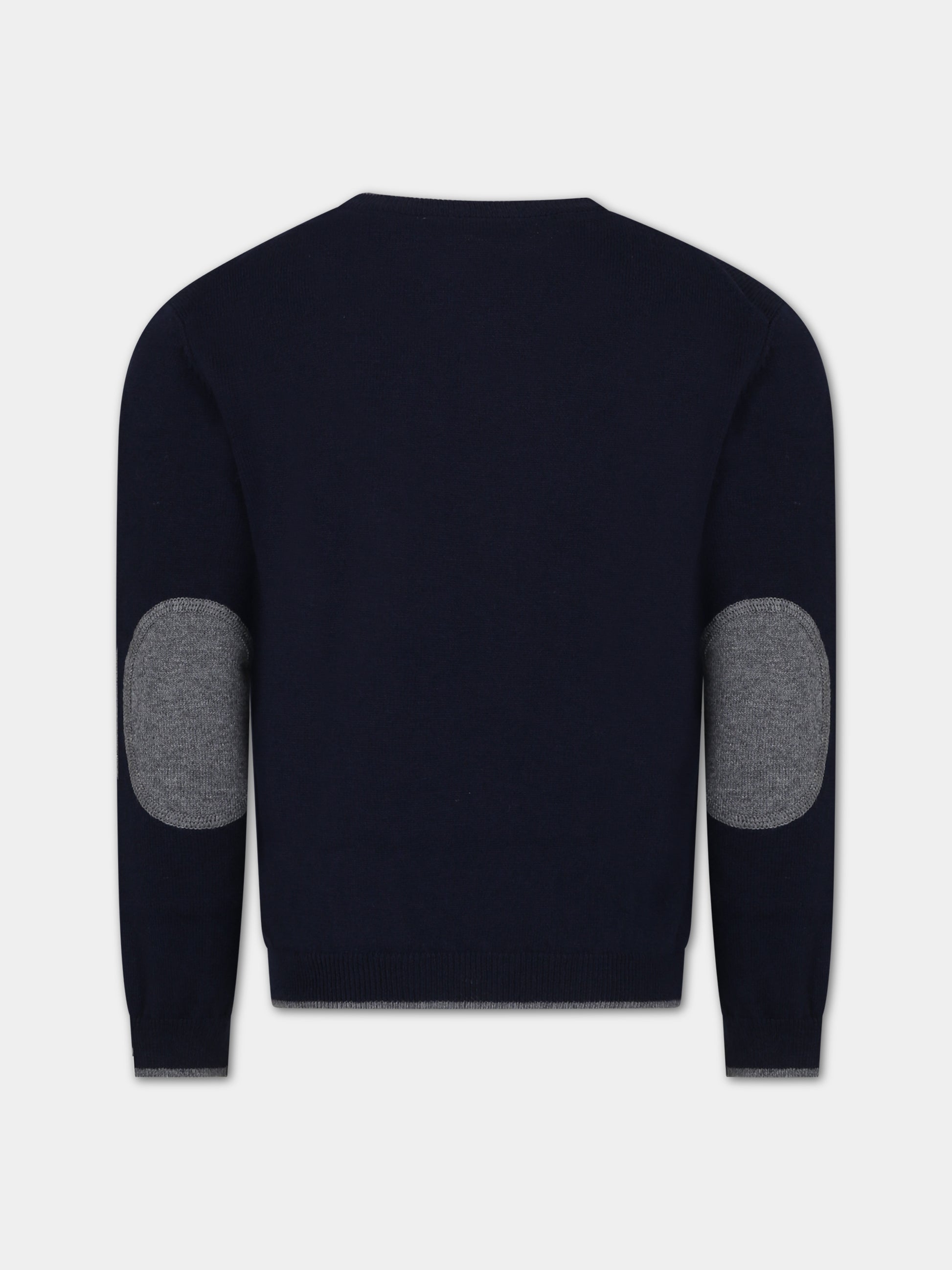 Maglione blu per bambino con logo,North Sails,796170 000 0802