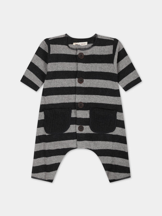 Tutina grigia per neonato,Zhoe & Tobiah,K8 251