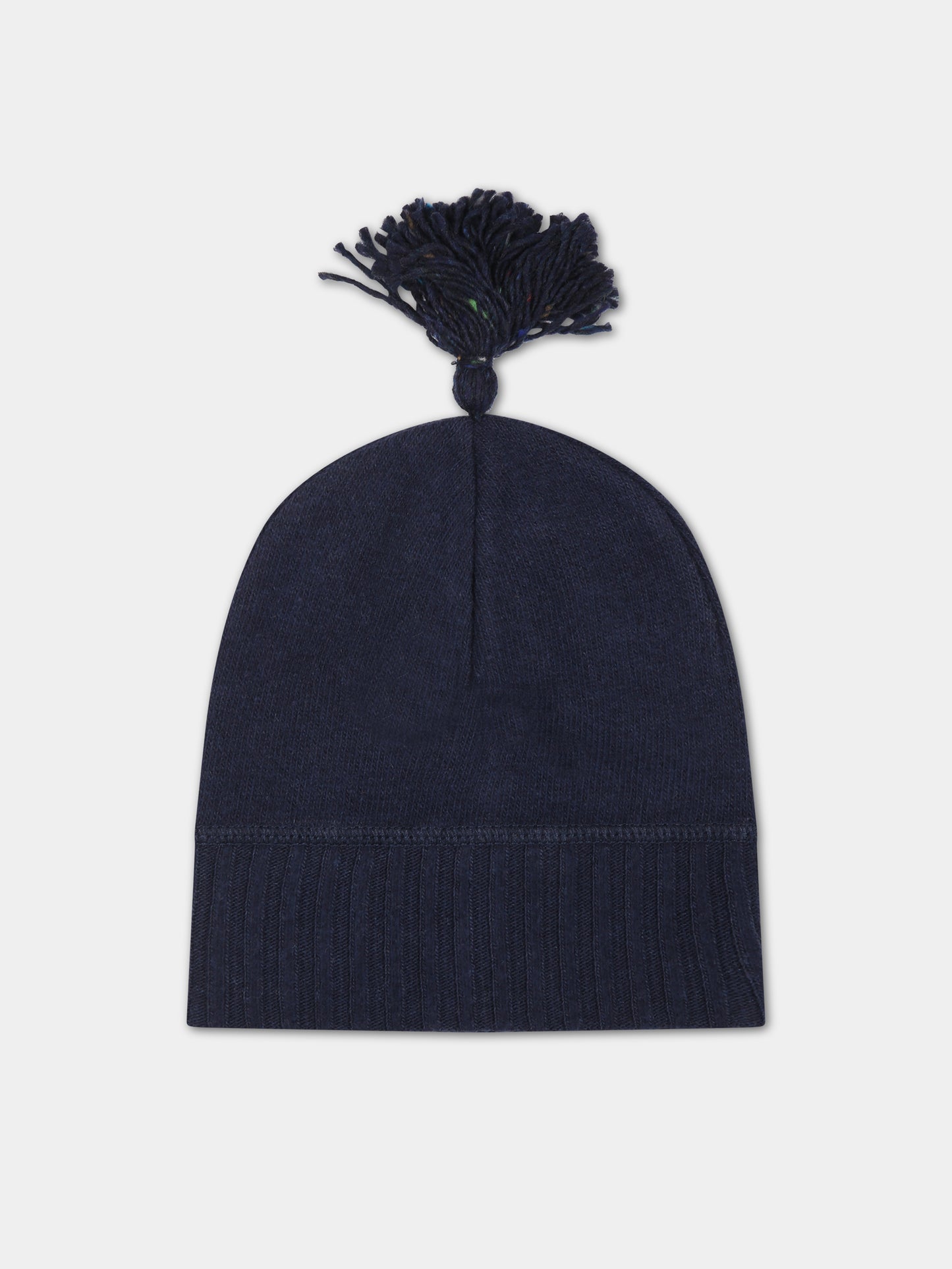 Berretto blu per neonato con pompon,Zhoe & Tobiah,K31 11  BB