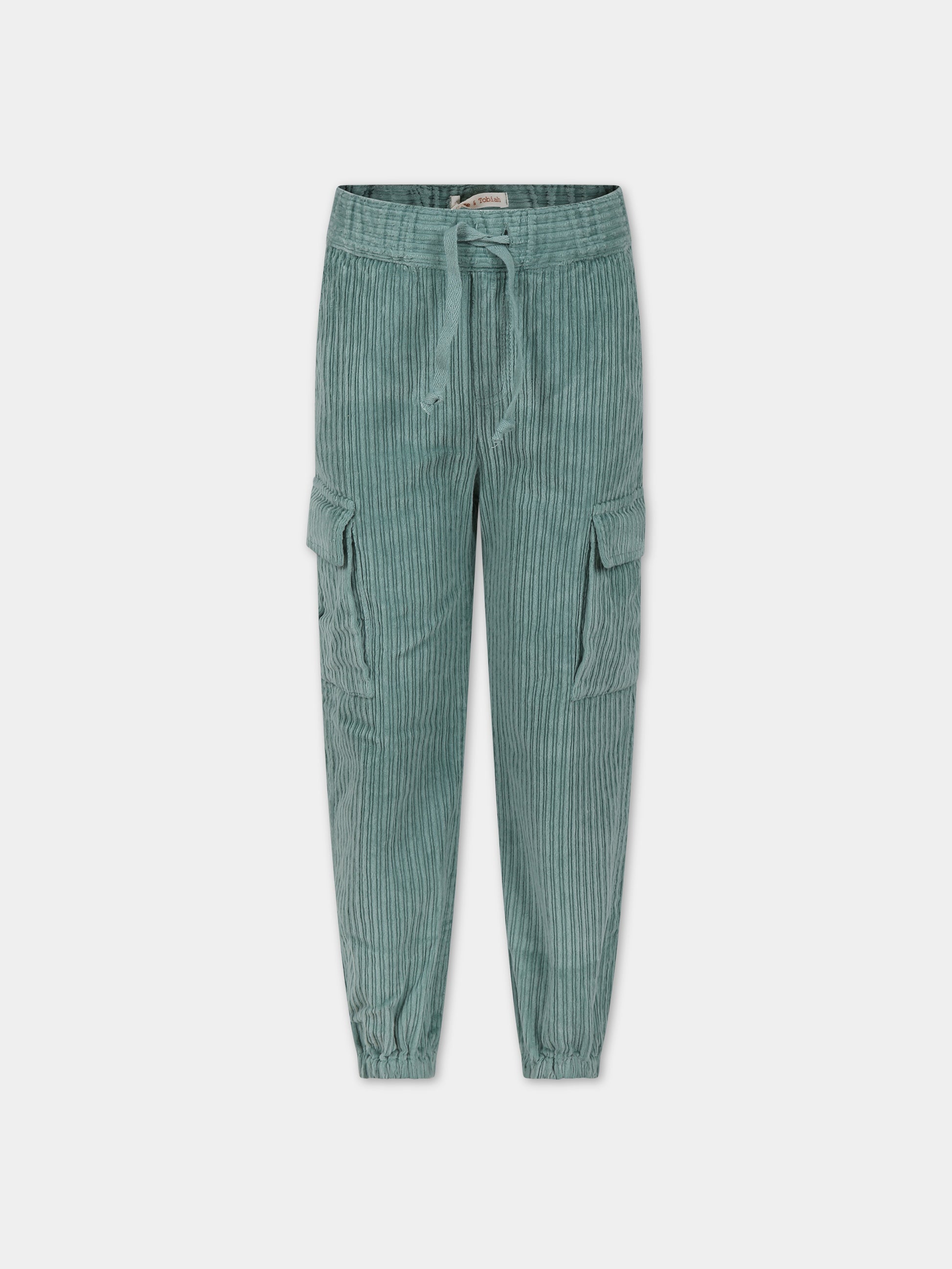 Pantaloni celesti per bambino,Zhoe & Tobiah,PJS19 361