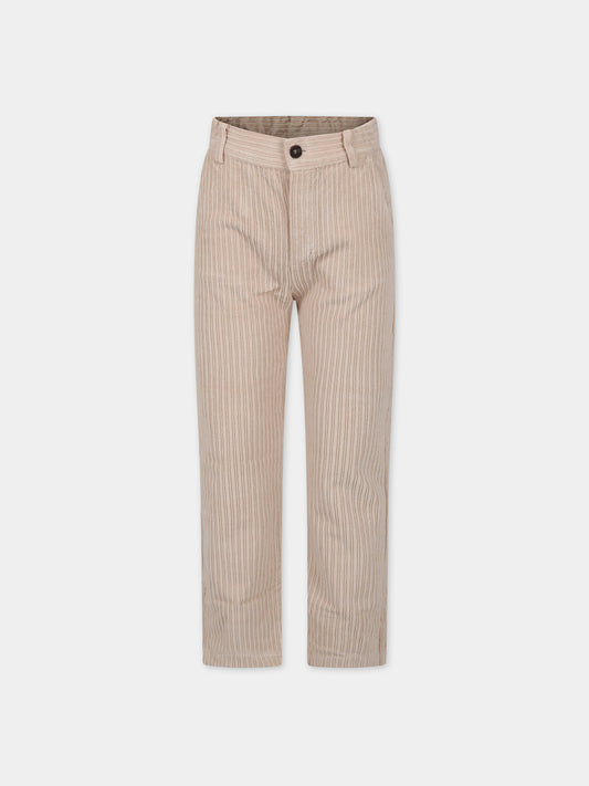Pantaloni beige per bambino,Zhoe & Tobiah,PJS13 45