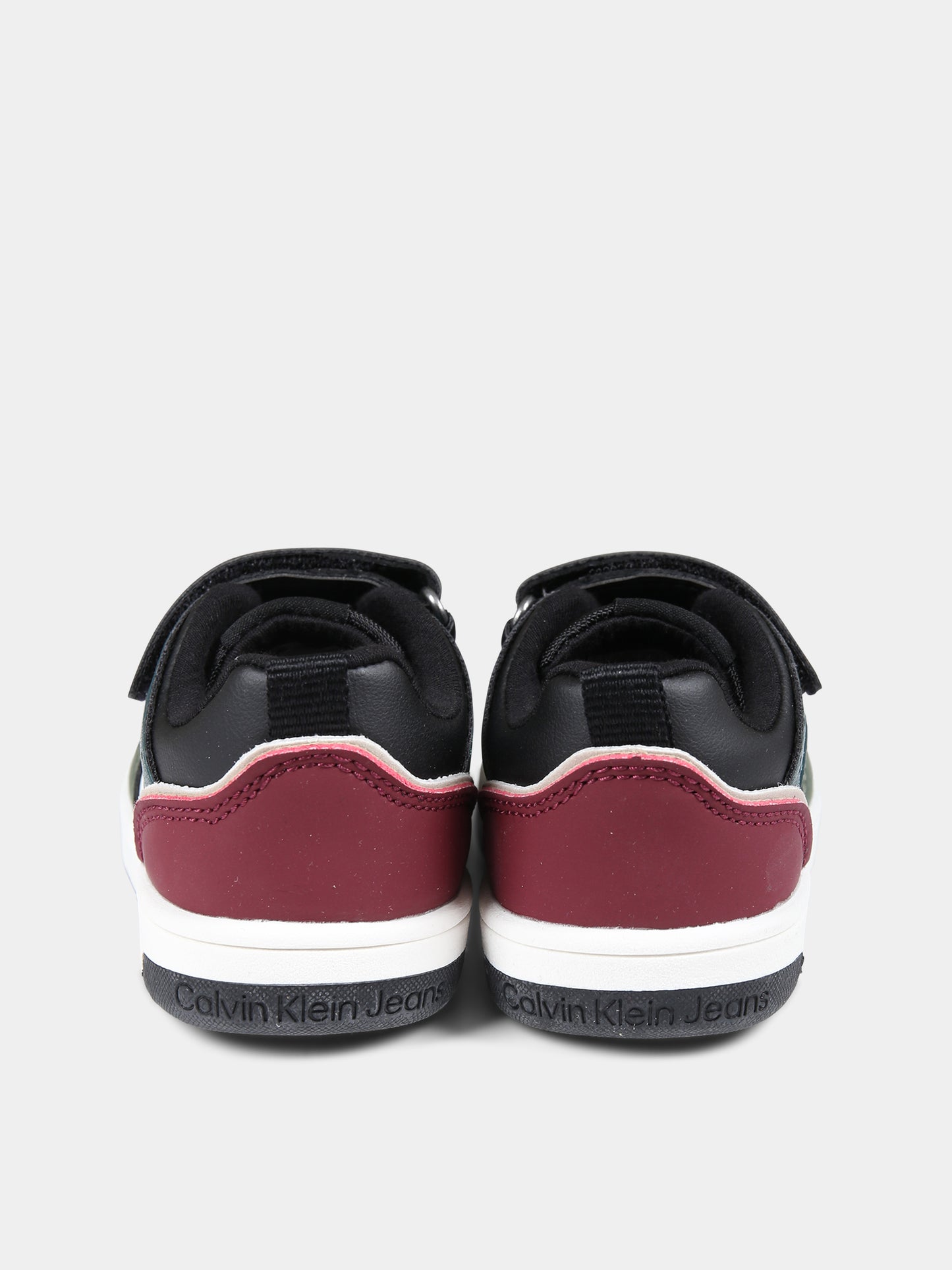 Sneakers bianche per bambino con logo,Calvin Klein Kids,V1B9 80720 1269Y913