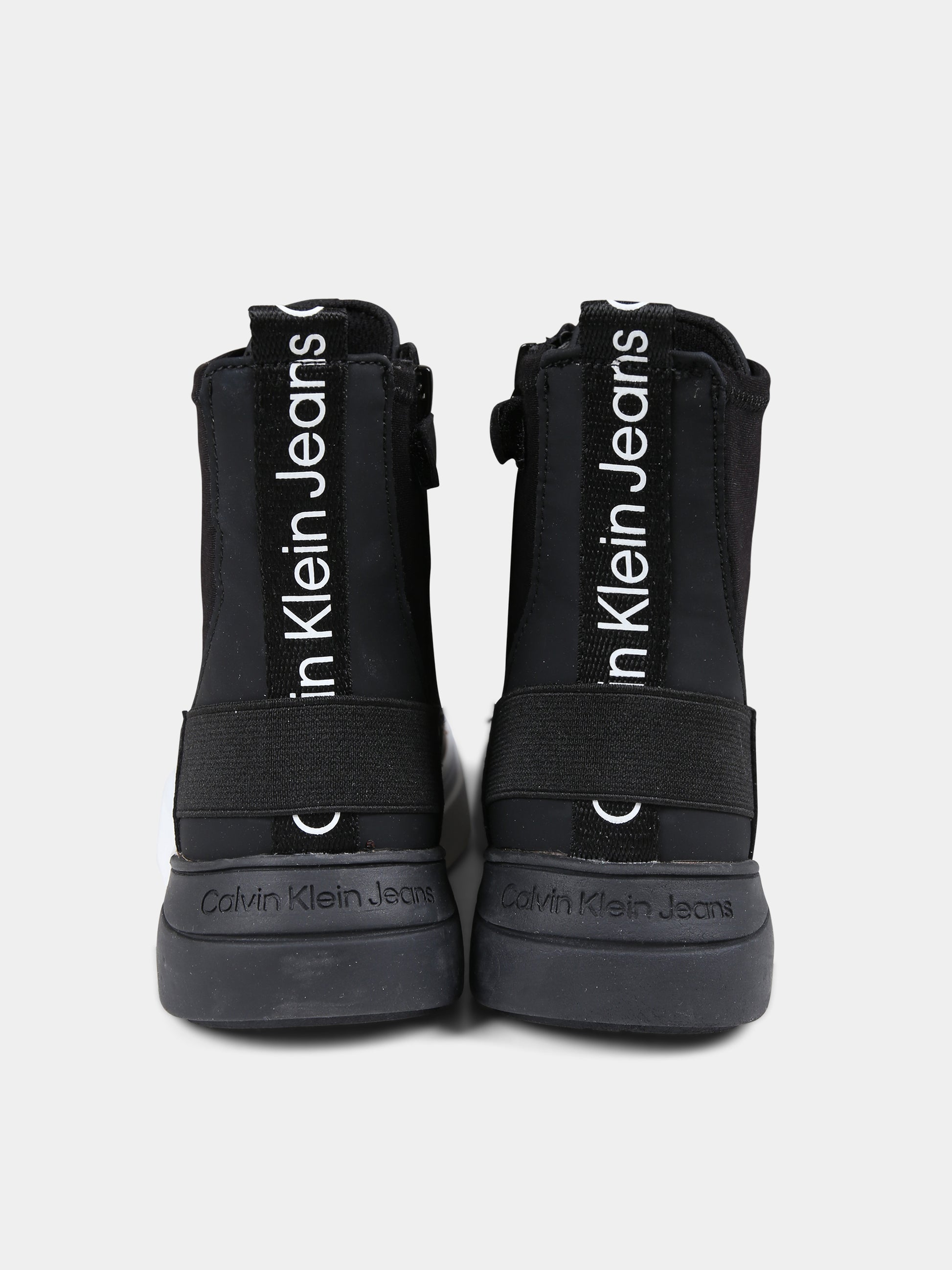 Sneakers nere per bambini con logo,Calvin Klein Kids,V3X9 80733 1464999