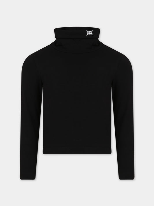 Dolcevita nero per bambina,Caroline Bosmans,AW23 1006 17 9000