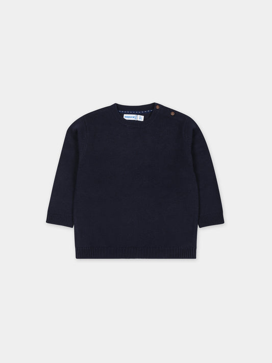 Maglione blu per neonato,Mayoral,351 041