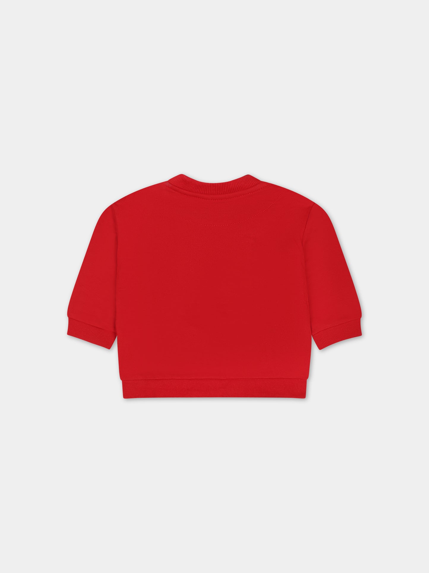 Completo rosso per neonato con stampa orso,Mayoral,2872 050