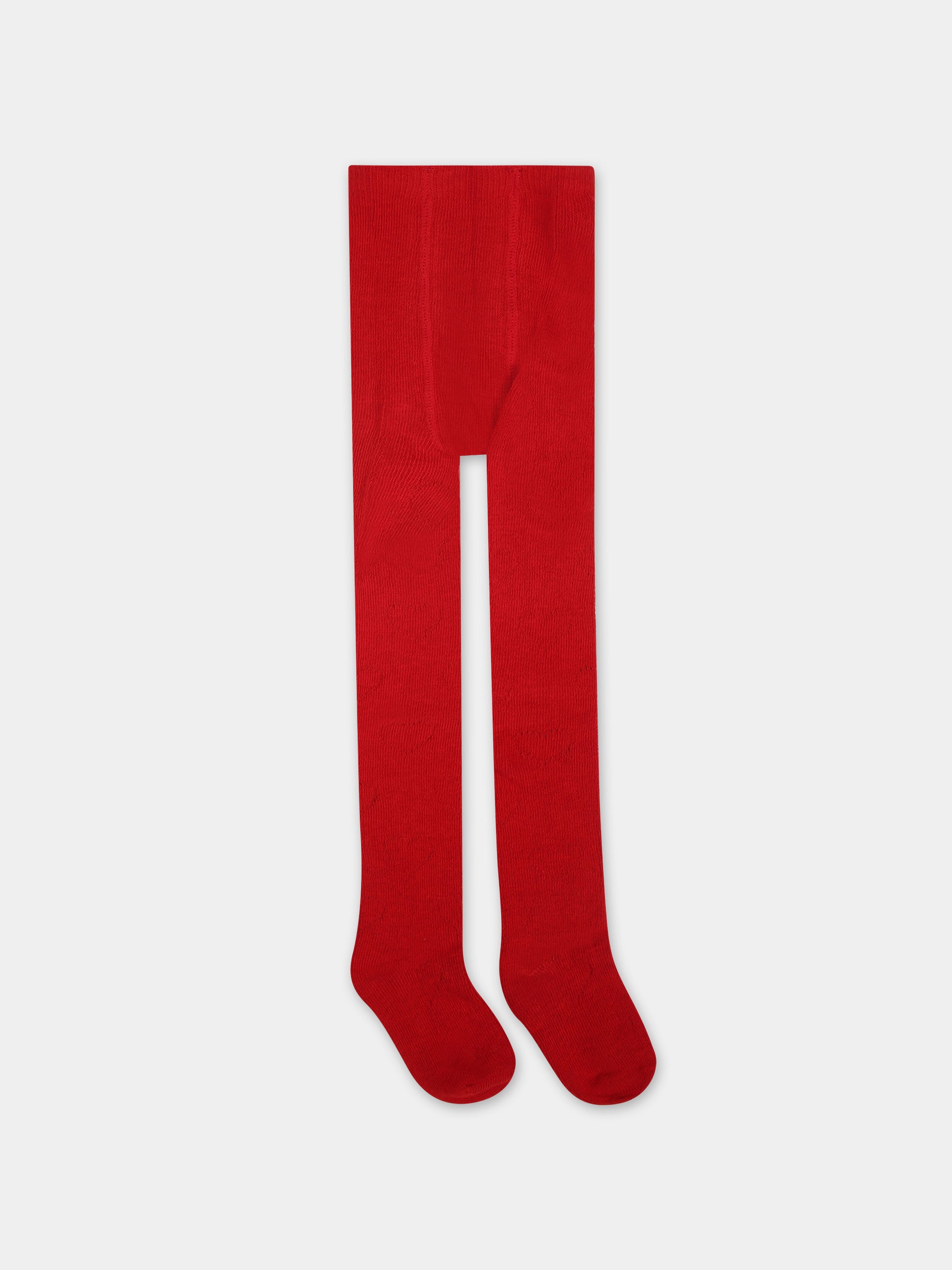 Collant rossi per neonata con cuori,Mayoral,10519 077