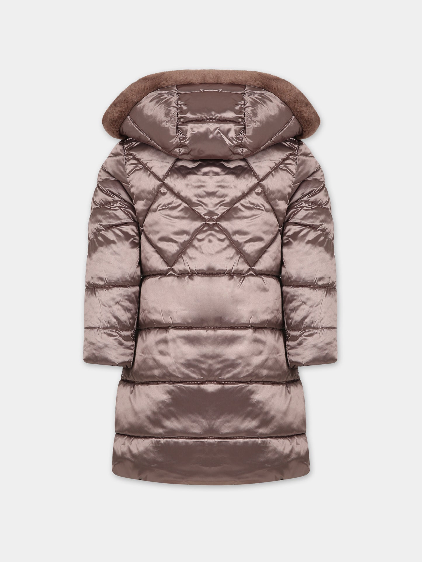 Piumino beige per bambina,Mayoral,4415 032