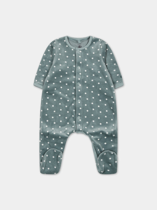 Tutina verde per neonati,Petit Bateau,A087R 01