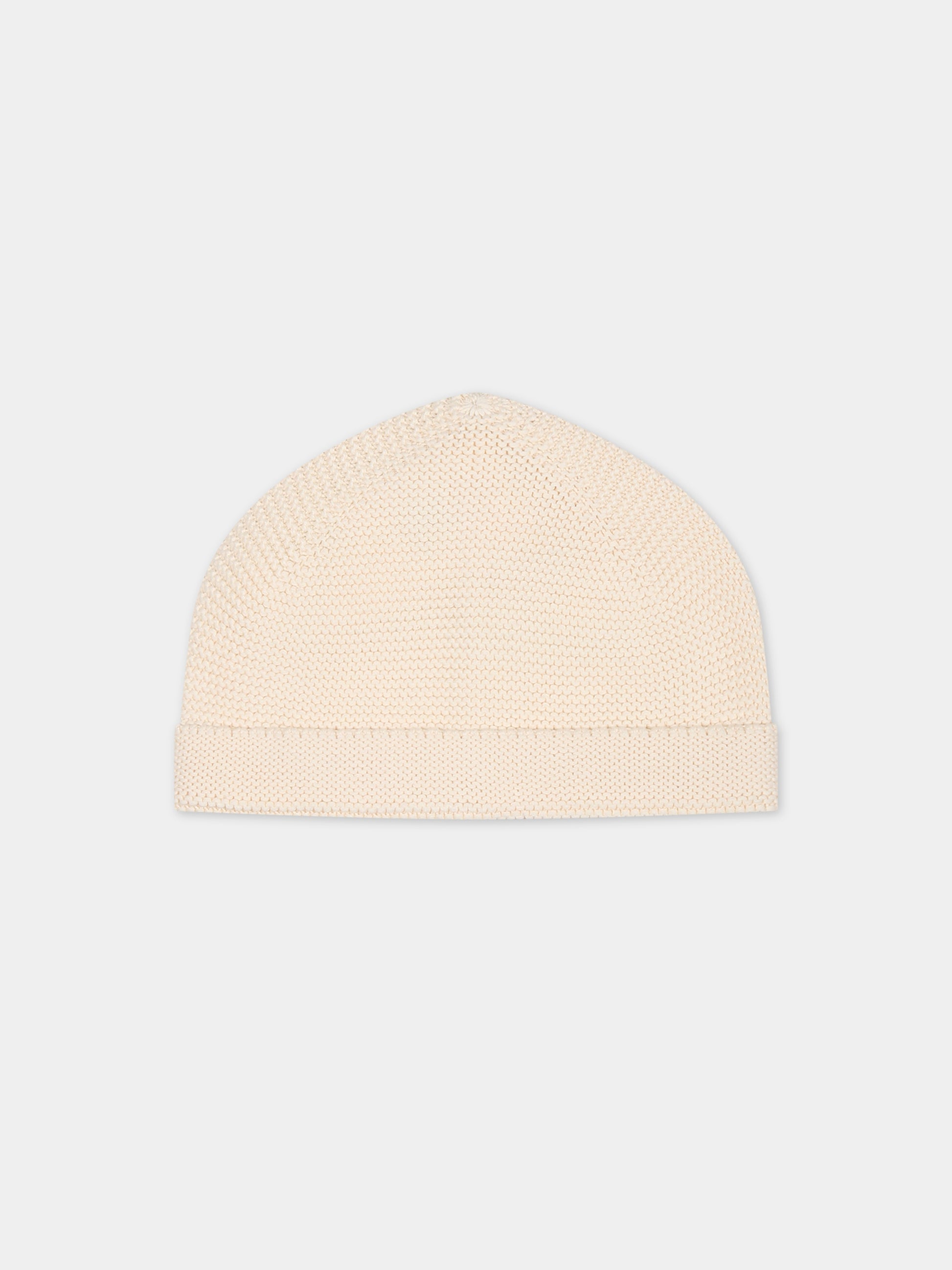 Cappello avorio per neonati,Petit Bateau,A08GS 01
