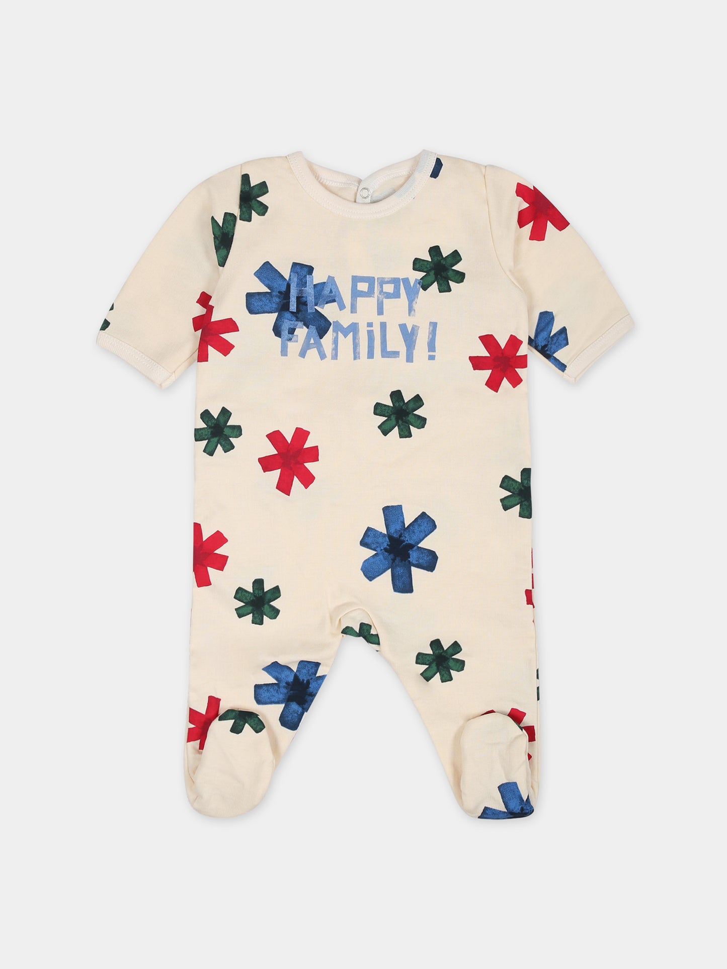 Tutina avorio per neonati con stampa stelle,Petit Bateau,A08RL 01