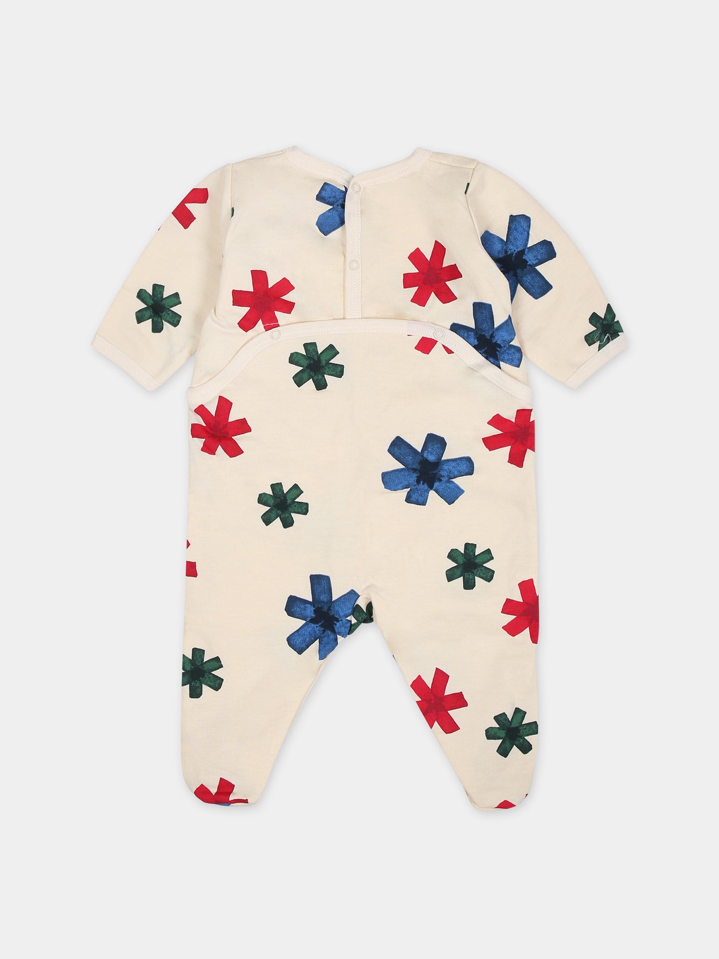 Tutina avorio per neonati con stampa stelle,Petit Bateau,A08RL 01