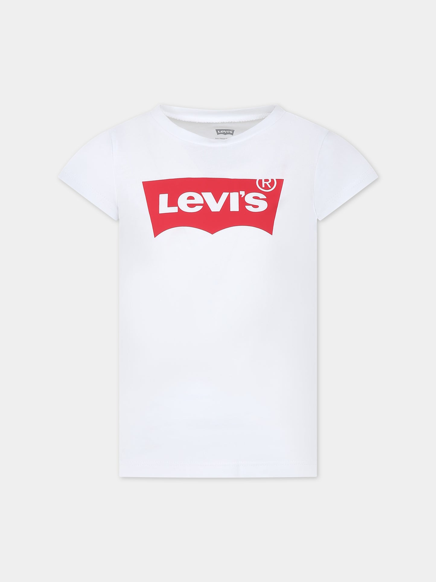 T-shirt bianca per bambina con logo,Levi's Kids,23WMLK4E4234 W5J