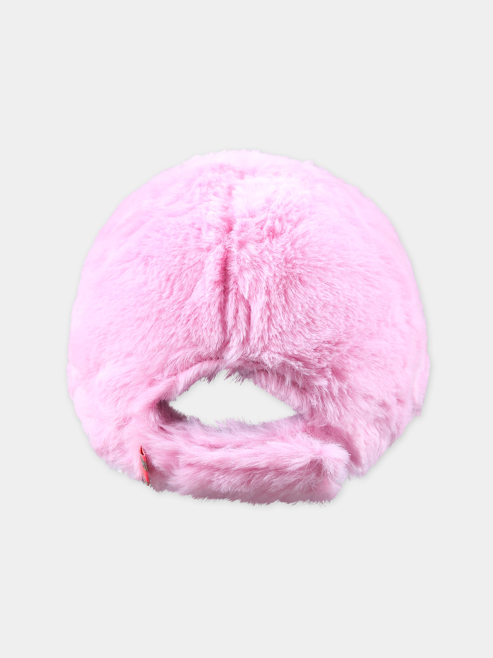 Cappello rosa per bambina con patch,Billieblush,U20211 47C