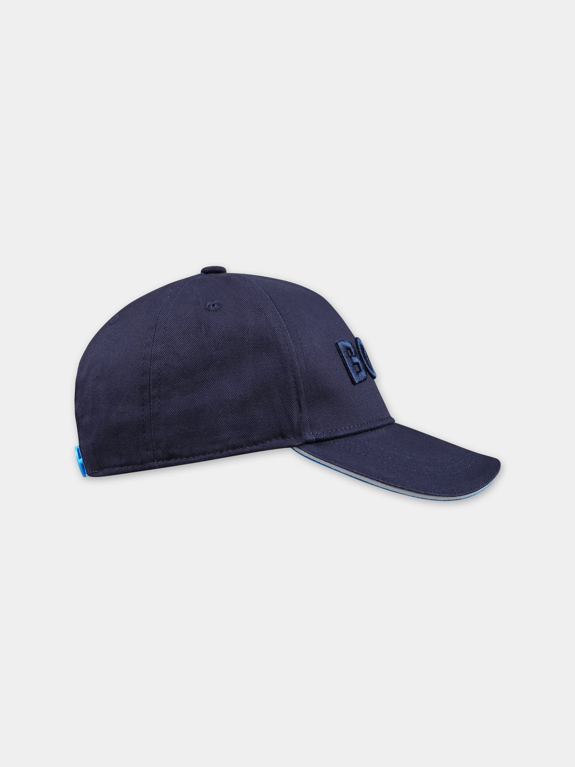 Cappello blu per bambino con logo,Boss,J50899 849