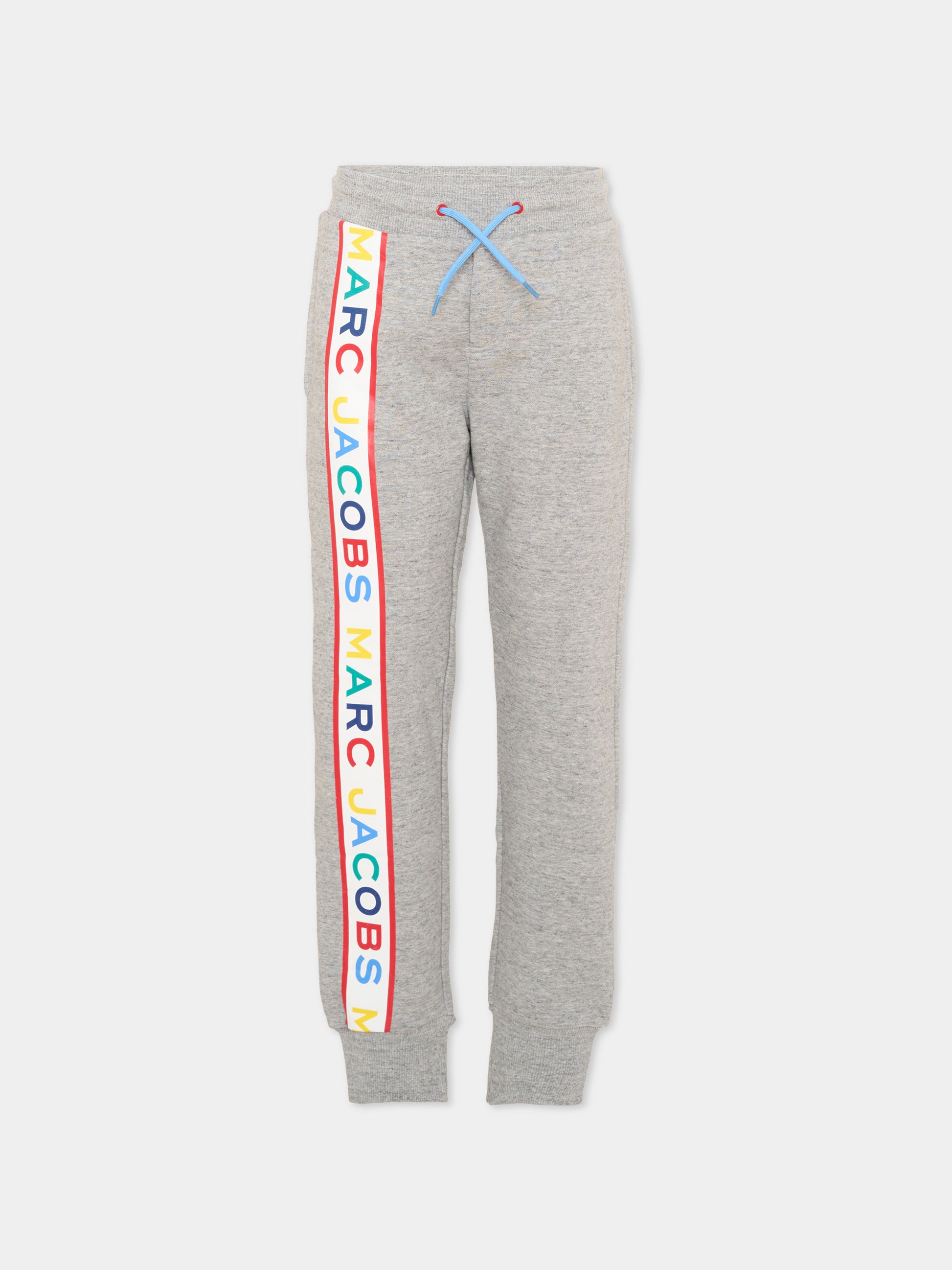 Pantaloni sportivi grigi per bambino con logo,Marc Jacobs,W24273 A35