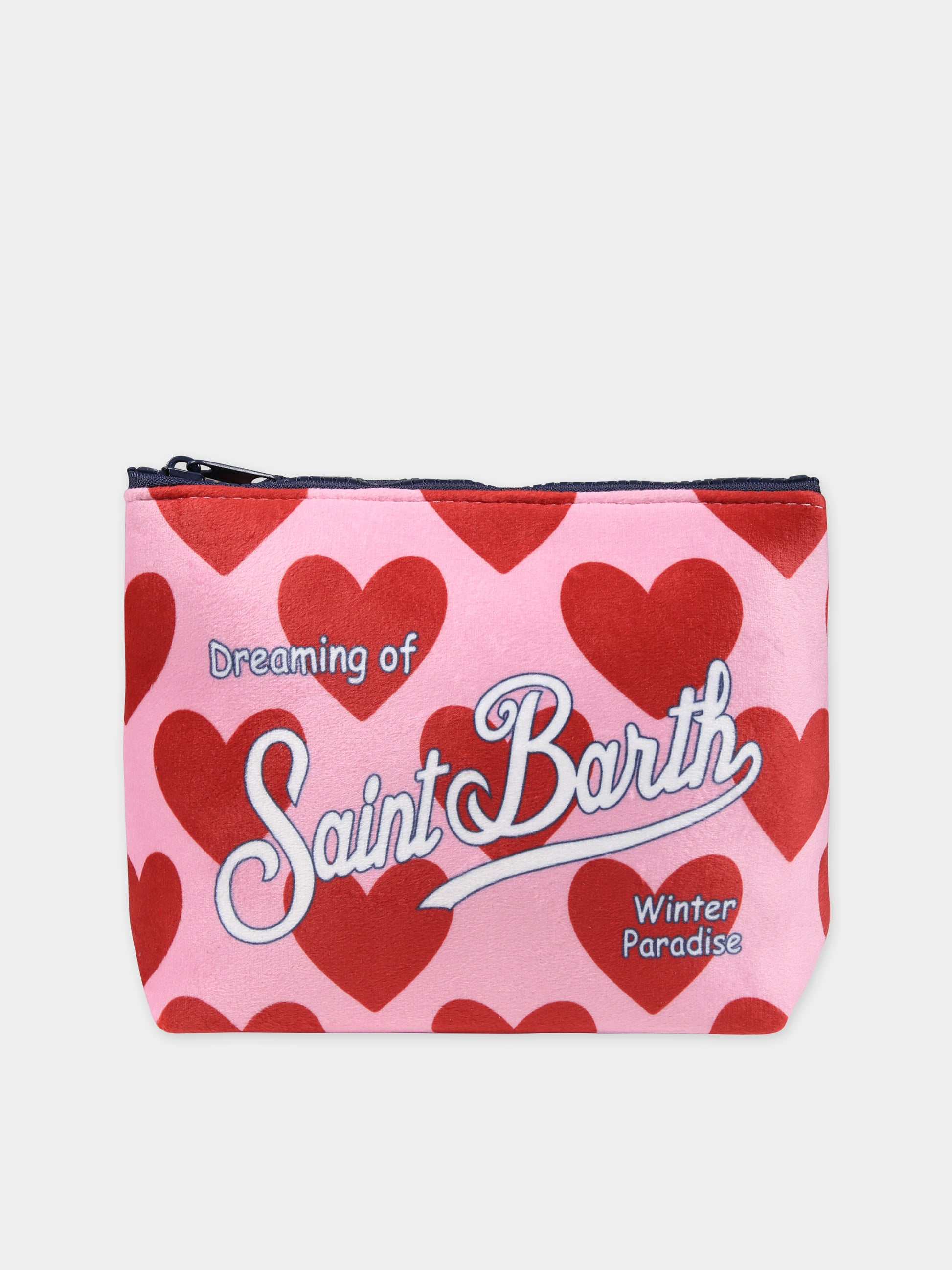 Pochette rosa per bambina con cuori,Mc2 Saint Barth,ALINE W HEARTS 2141