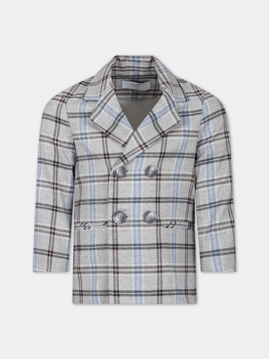 Giacca grigia per bambina,Paade Mode,234201213