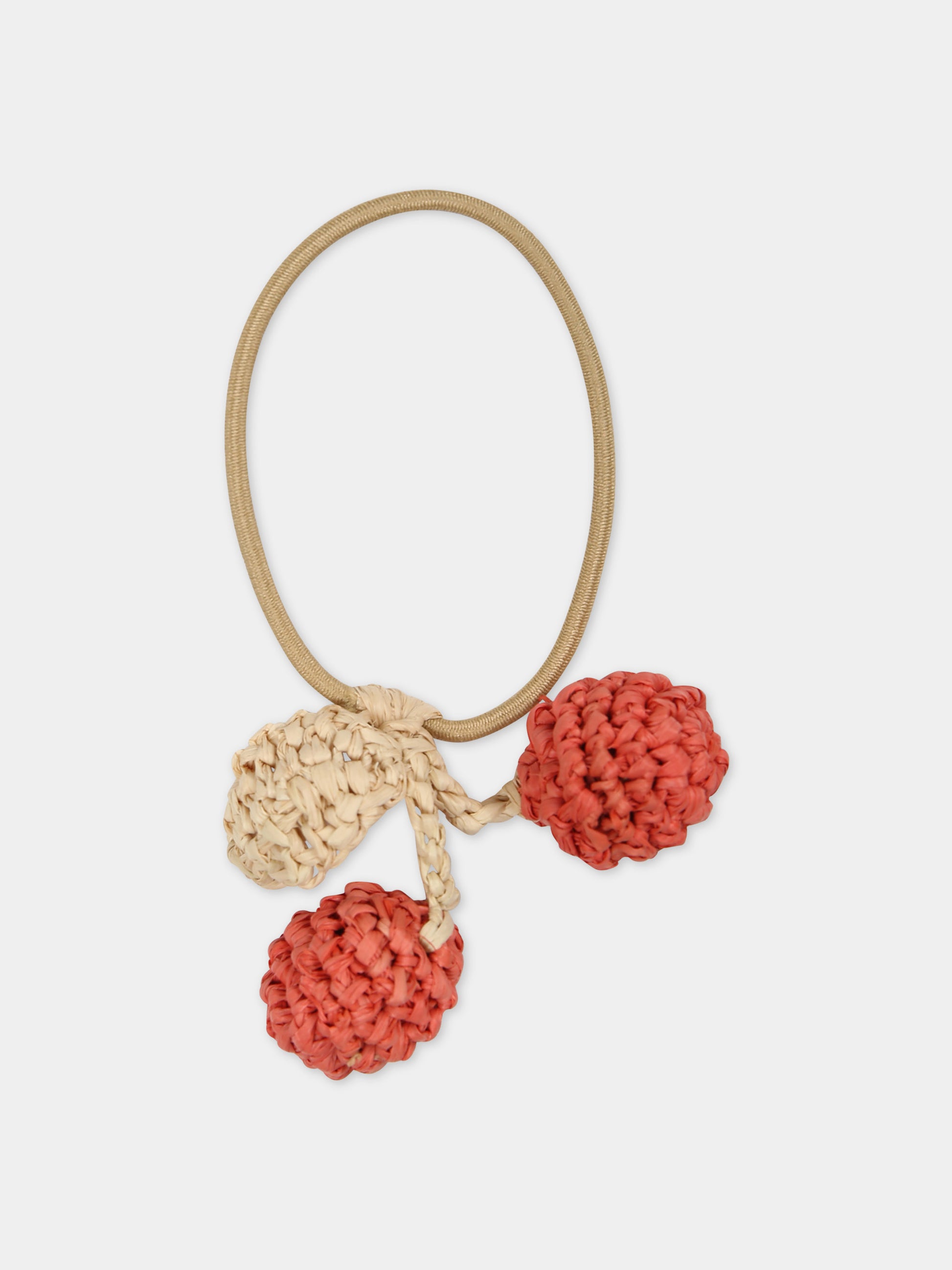 Elastico rosso per bambina con ciondolo Amorita,Bonpoint,C04GHAW00001 035