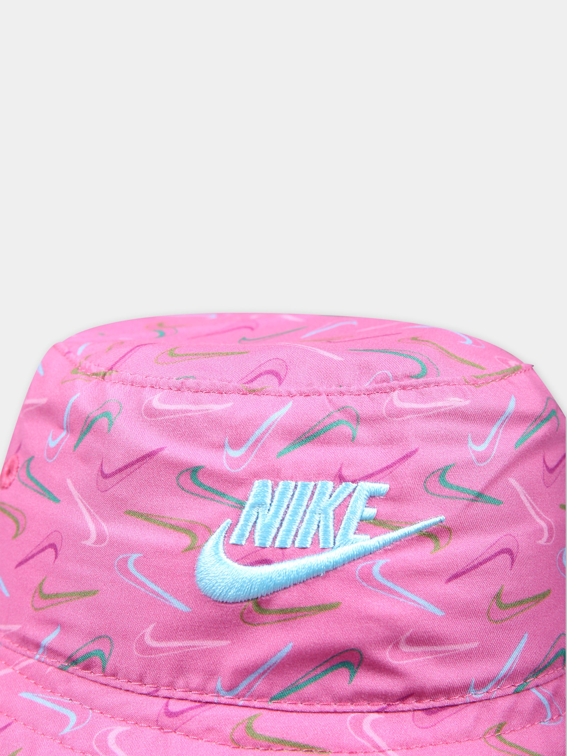 Cloche fucsia per bambina con iconico swoosh,Nike,6A2942 AAH