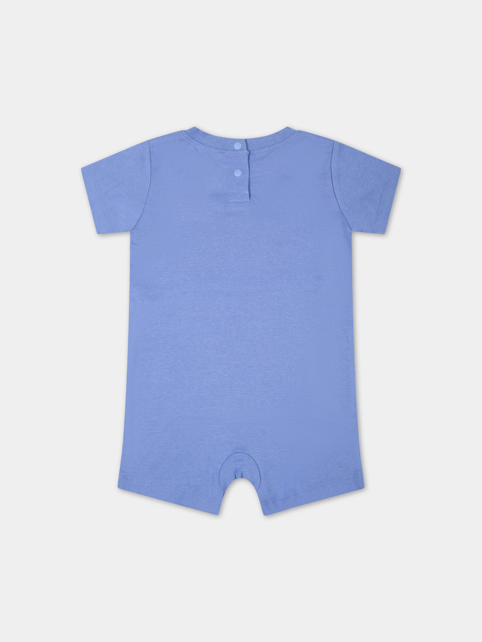 Set pagliaccetto azzurro per neonato con logo,Nike,NN1049 BGZ