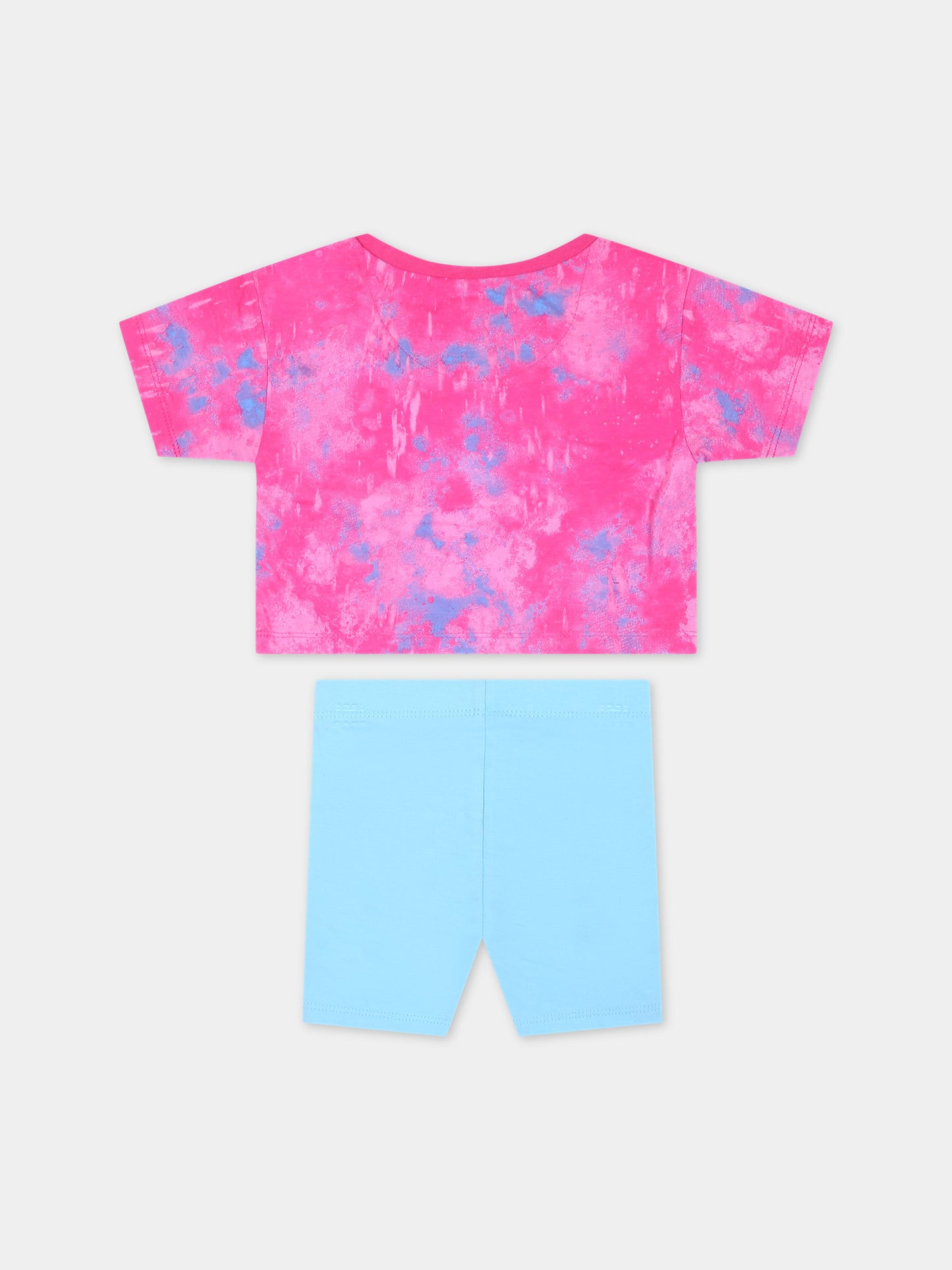 Completo fucsia per neonata con logo,Nike,16L658 BJB